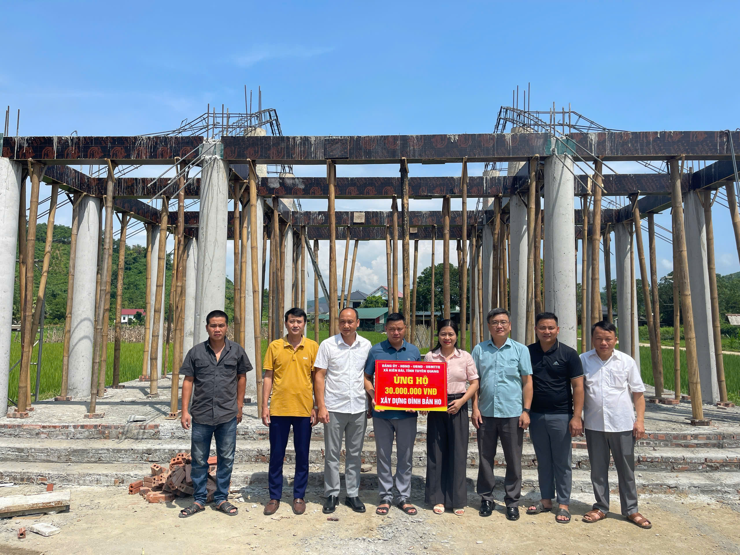 Kiên Đài: Hỗ trợ 30 triệu đồng xây dựng Đình Bản Ho