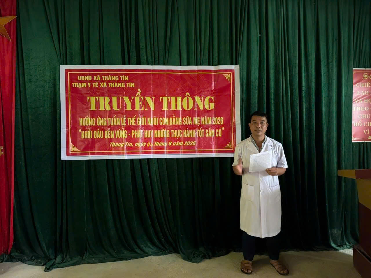 Xã Thàng Tín khám sức khỏe định kỳ kết hợp truyền thông, tư vấn chăm sóc sức khỏe cho Nhân dân