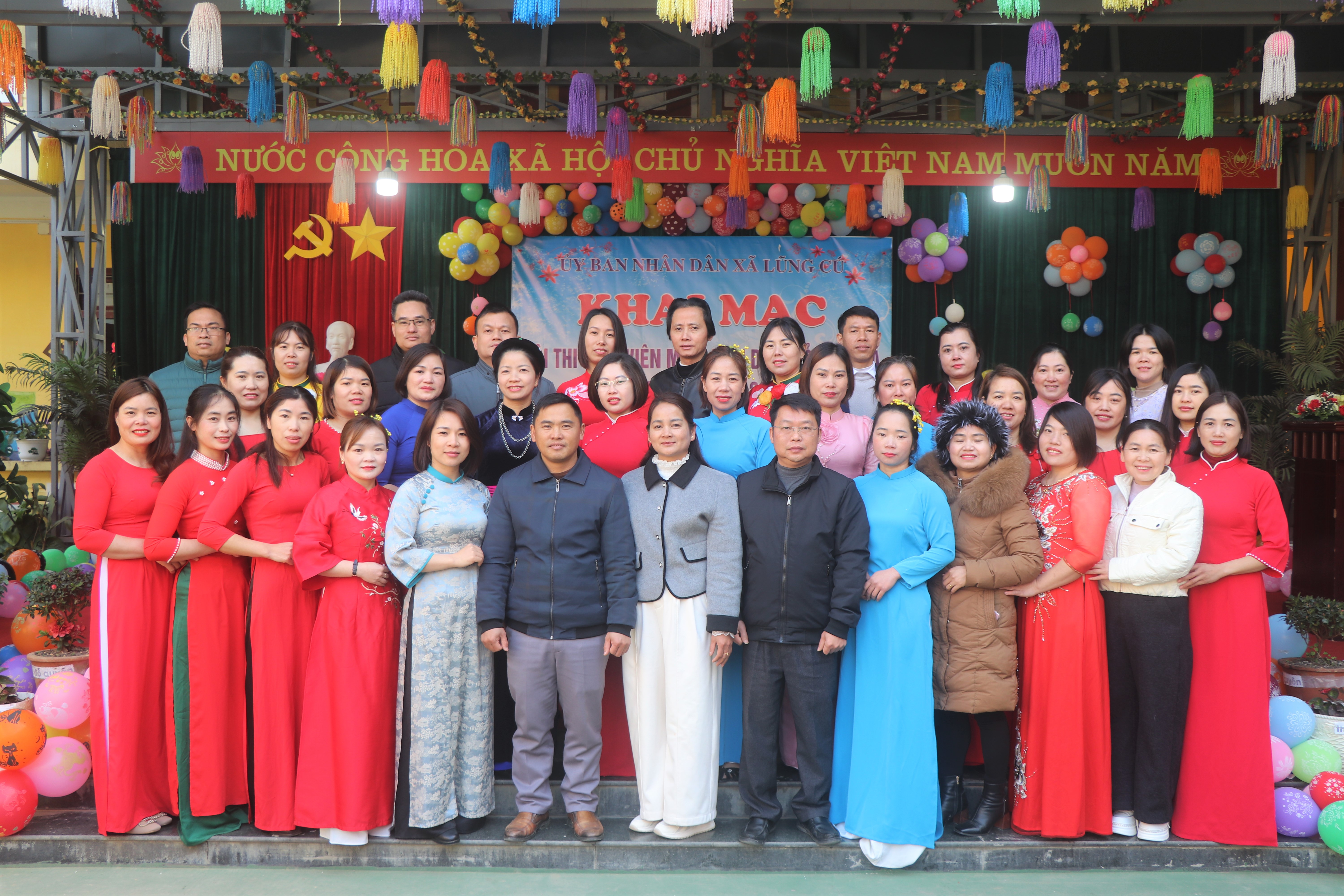 LŨNG CÚ: KHAI MẠC HỘI THI GIÁO VIÊN MẦM NON DẠY GIỎI CẤP XÃ – TÔN VINH TÂM HUYẾT VÀ SÁNG TẠO 