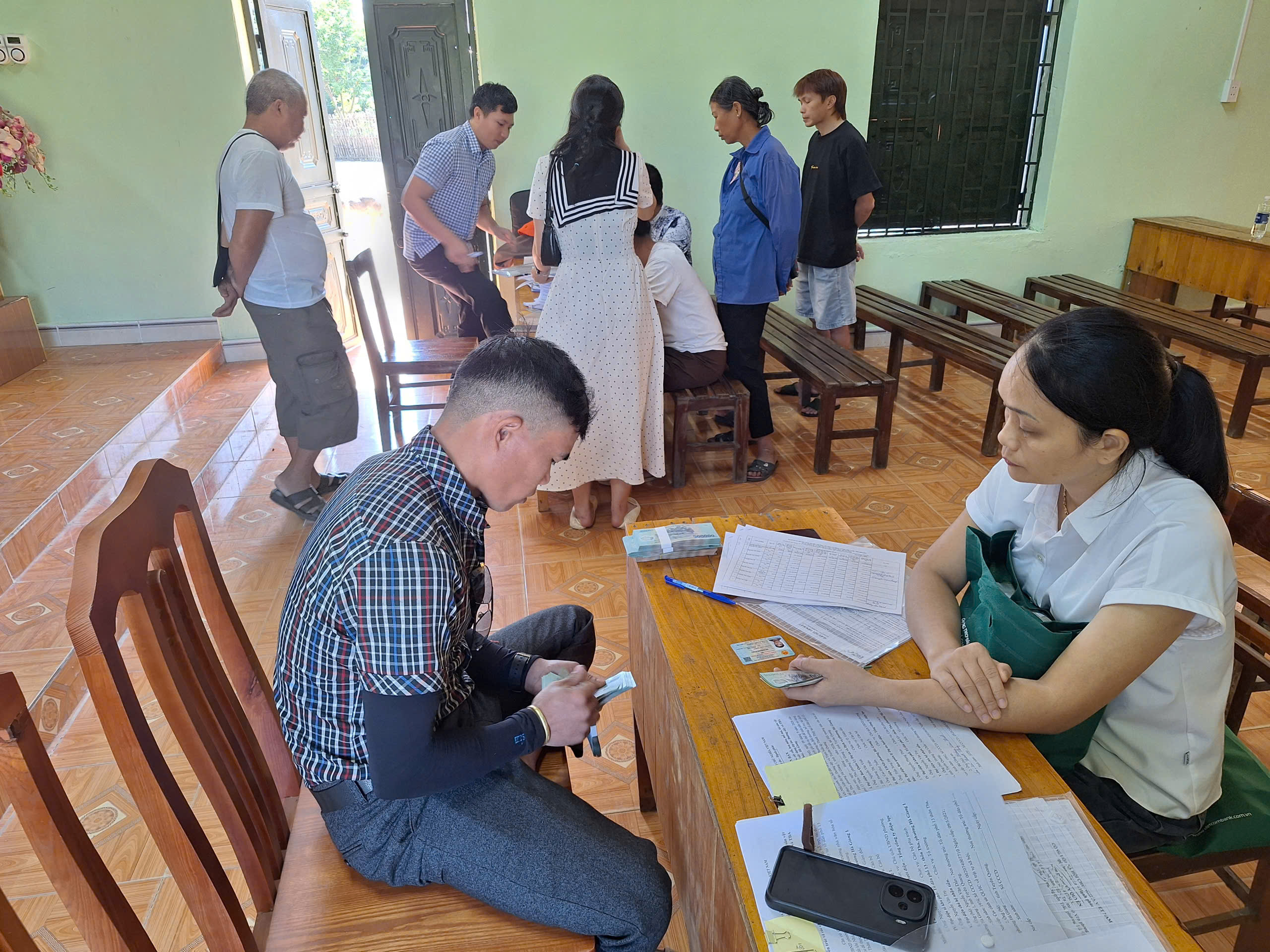 PHƯỜNG HÀ GIANG 1 TỔ CHỨC CHI TRẢ TIỀN BỒI THƯỜNG, HỖ TRỢ DỰ ÁN ĐƯỜNG DÂY VÀ TRẠM BIẾN ÁP 110KV THANH THỦY