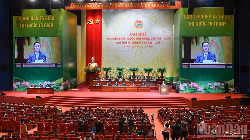 Khai mạc trọng thể Đại hội đại biểu toàn quốc Hội Nông dân Việt Nam lần thứ IX