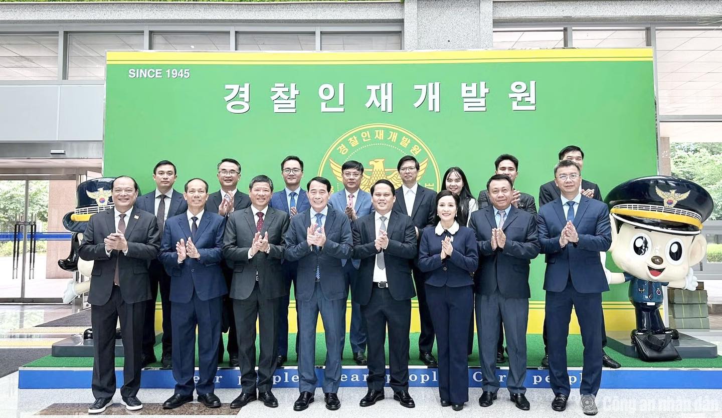 BỘ CÔNG AN VIỆT NAM TĂNG CƯỜNG HỢP TÁC VỚI CÁC CƠ QUAN THỰC THI PHÁP LUẬT HÀN QUỐC 