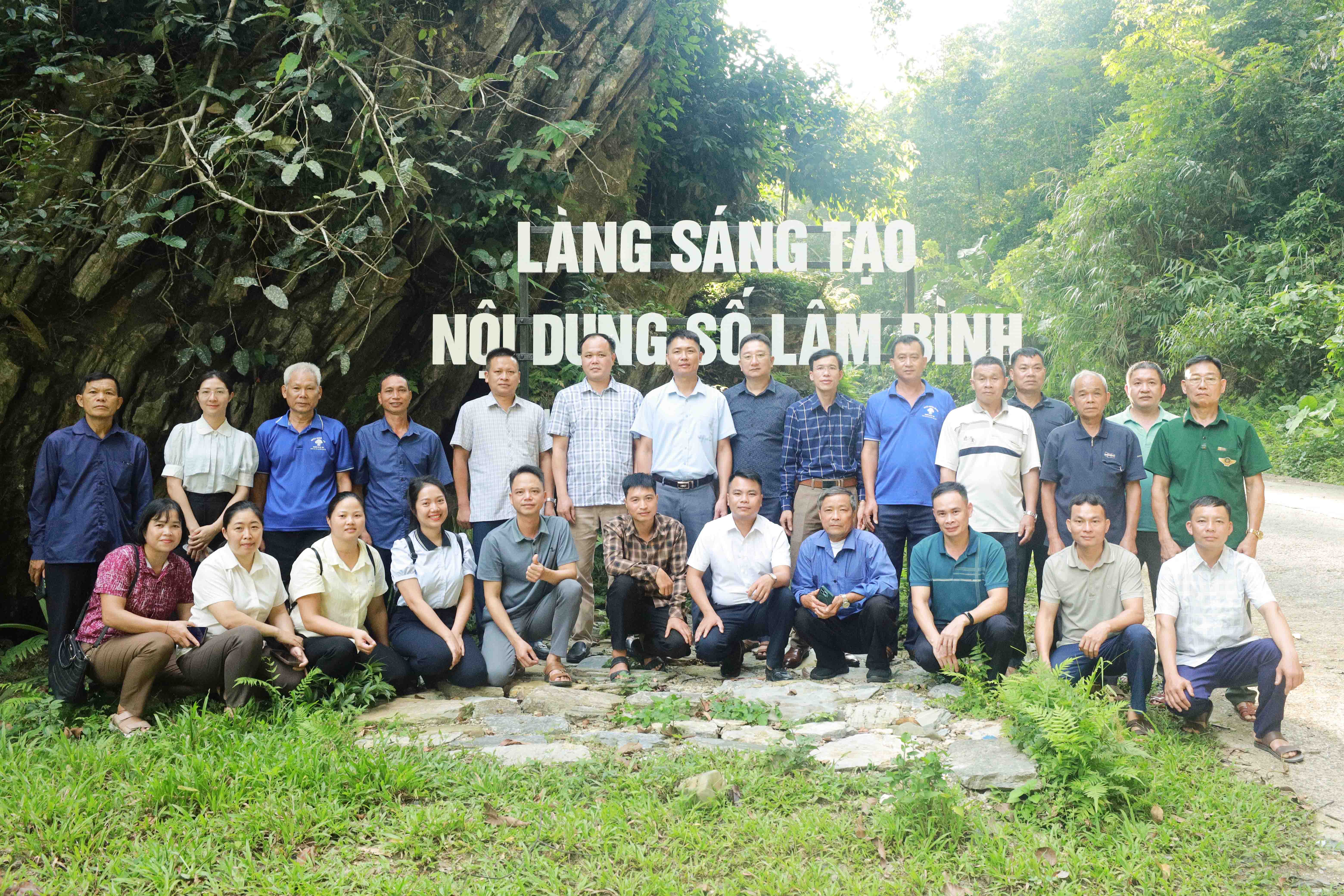 Đoàn công tác của xã Hoàng Su Phì thăm quan học tập tại xã Lâm Bình