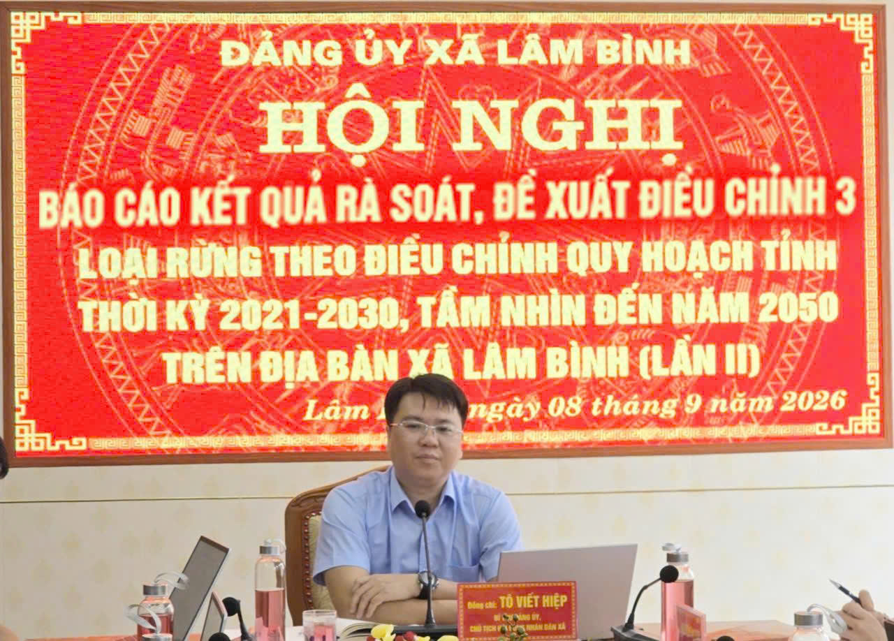 Xã Lâm Bình rà soát, đề xuất điều chỉnh 3 loại rừng theo điều chỉnh quy hoạch tỉnh thời kỳ 2021 -2030, tầm nhìn đến năm 2050