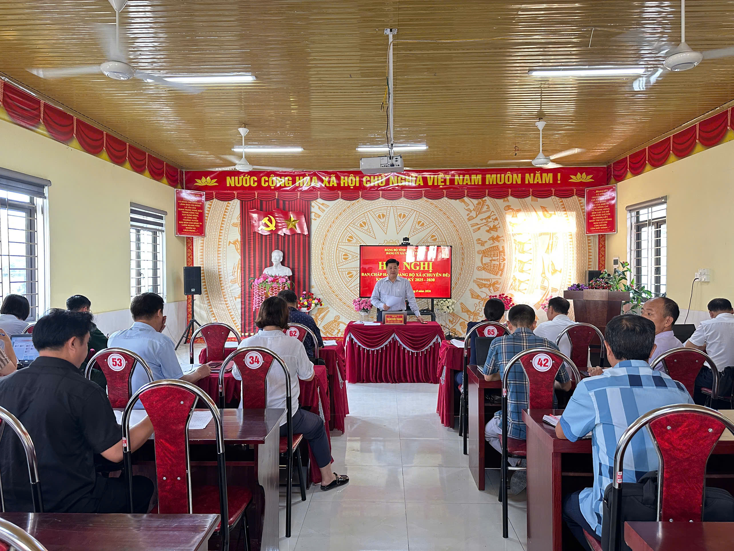 Hội nghị Ban Chấp hành Đảng bộ xã Nghĩa Thuận (chuyên đề) khóa I, nhiệm kỳ 2025-2030