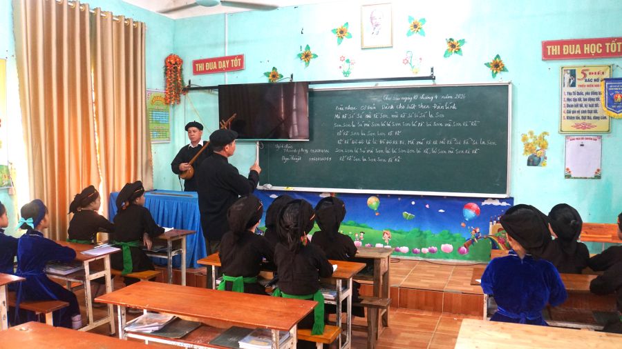 Lan tỏa văn hóa truyền thống dân tộc Tày trong trường học ở xã Đồng Yên