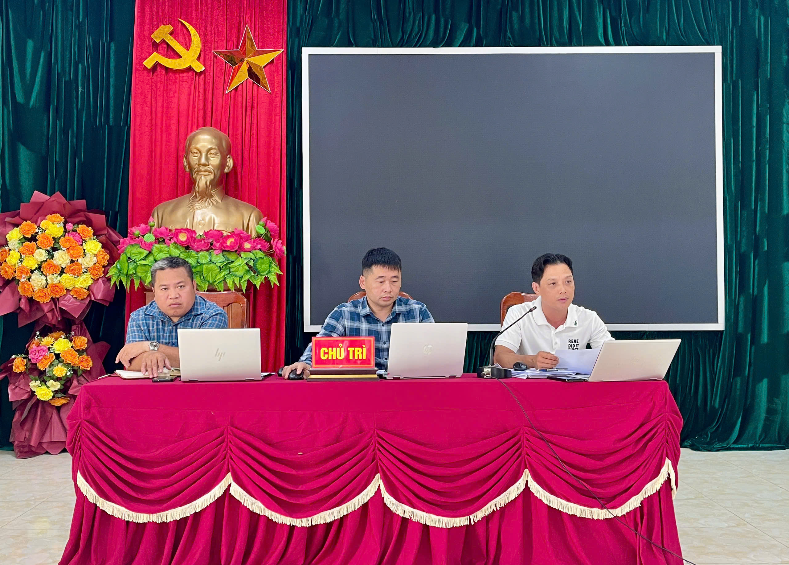 Kiên Đài triển khai họp phân công nhiệm vụ phục vụ Đại hội TDTT xã lần thứ I