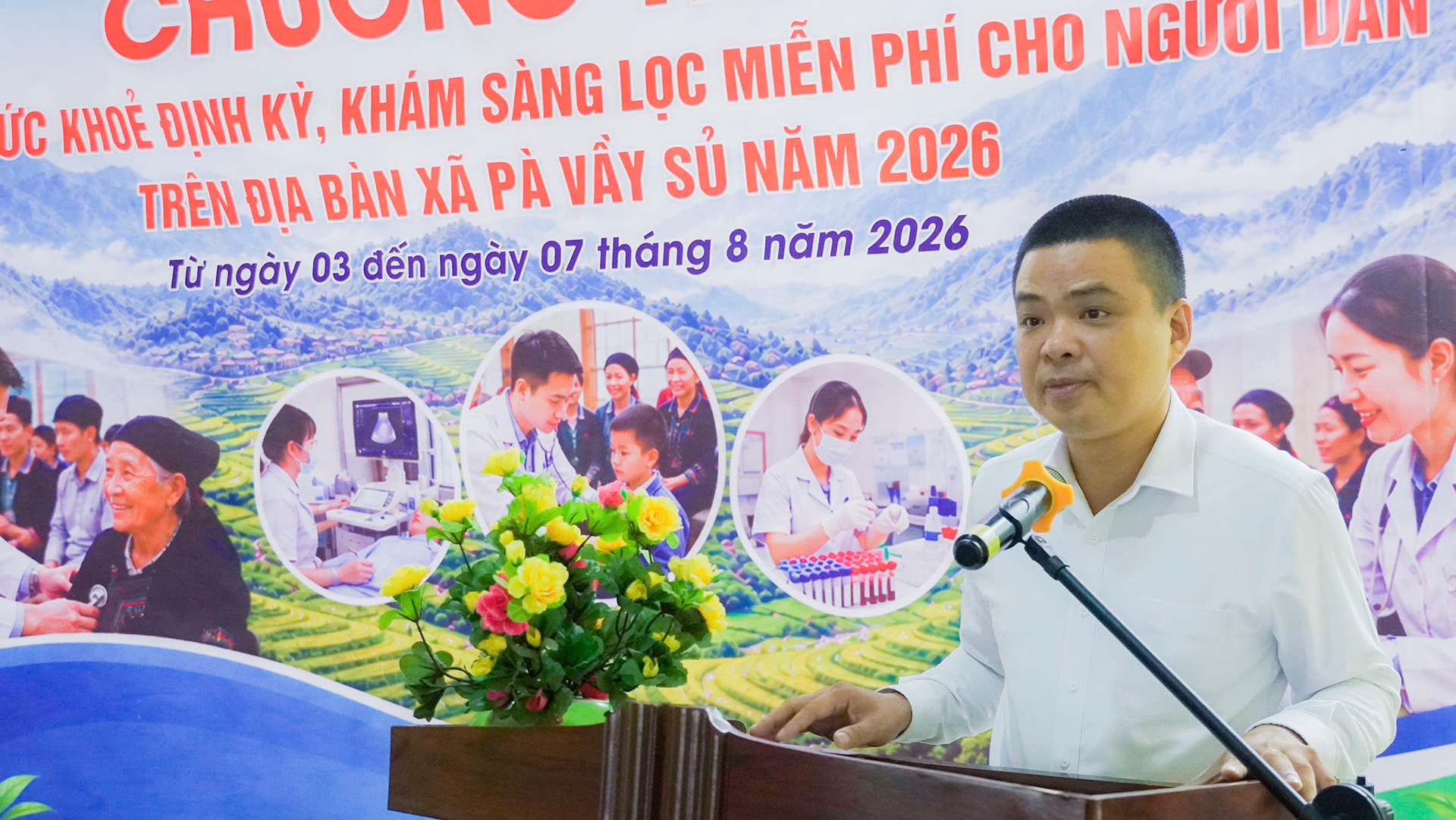 Pà Vầy Sủ triển khai khám sức khỏe định kỳ, khám sàng lọc miễn phí cho người dân năm 2026