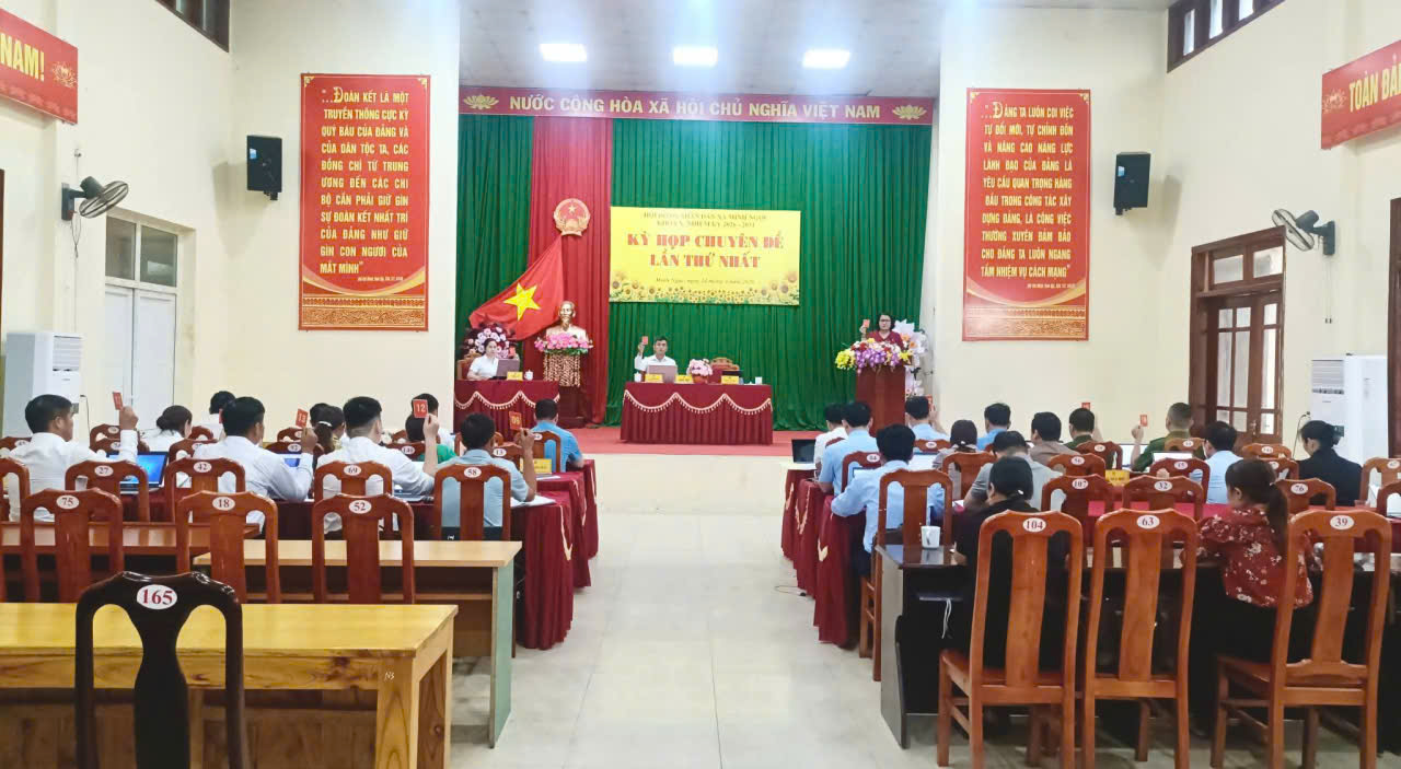  Kỳ họp Chuyên đề lần thứ nhất Hội đồng nhân dân xã Minh Ngọc khoá X, nhiệm kỳ 2026 – 2031