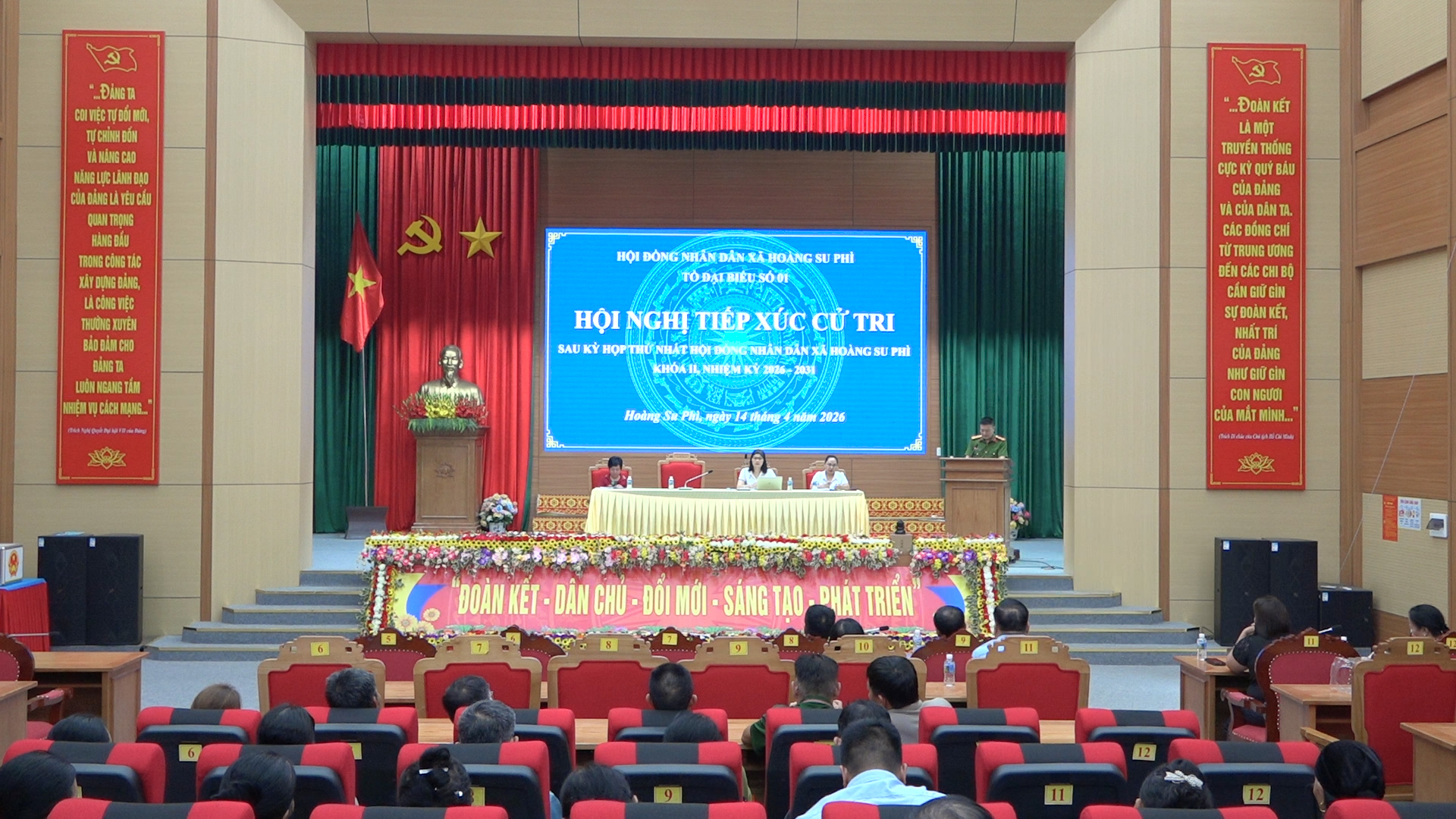 Tổ đại biểu số 1, HĐND xã tiếp xúc cử tri sau kỳ họp thứ nhất