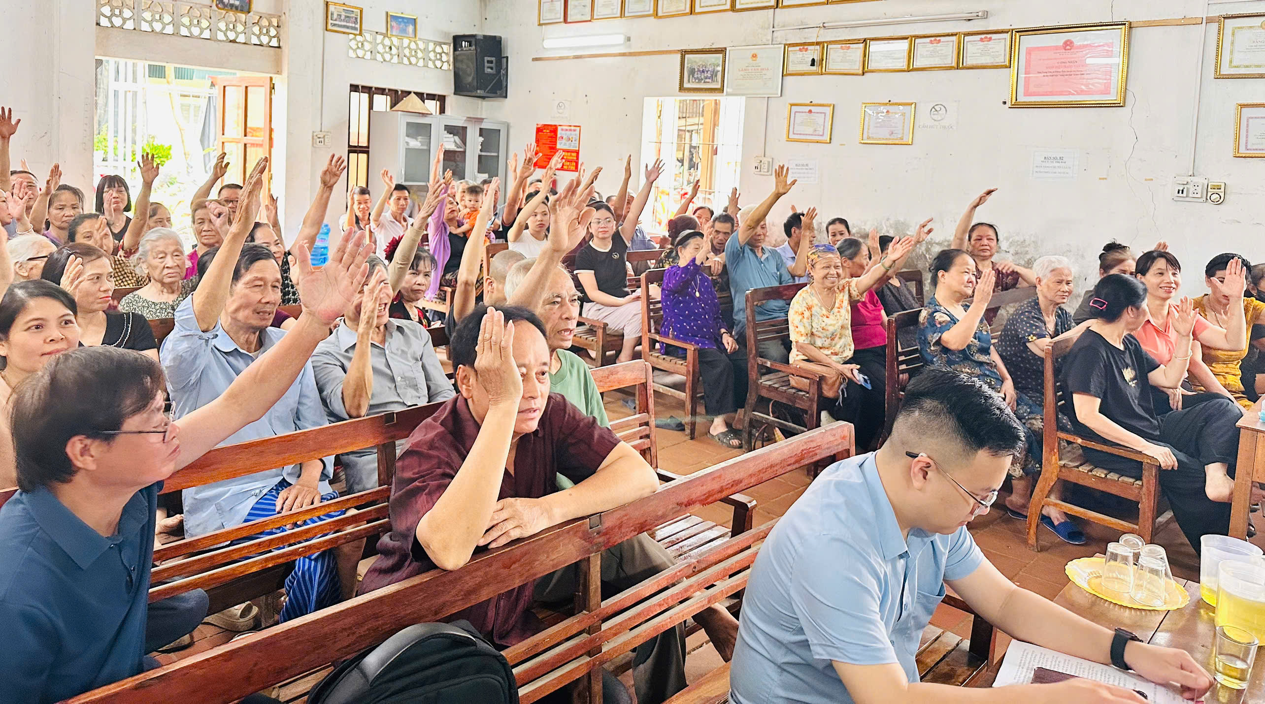 Tân Thanh, 39 thôn tổ chức lấy ý kiến Nhân dân về đề án sắp xếp, tổ chức lại các thôn trên địa bàn xã