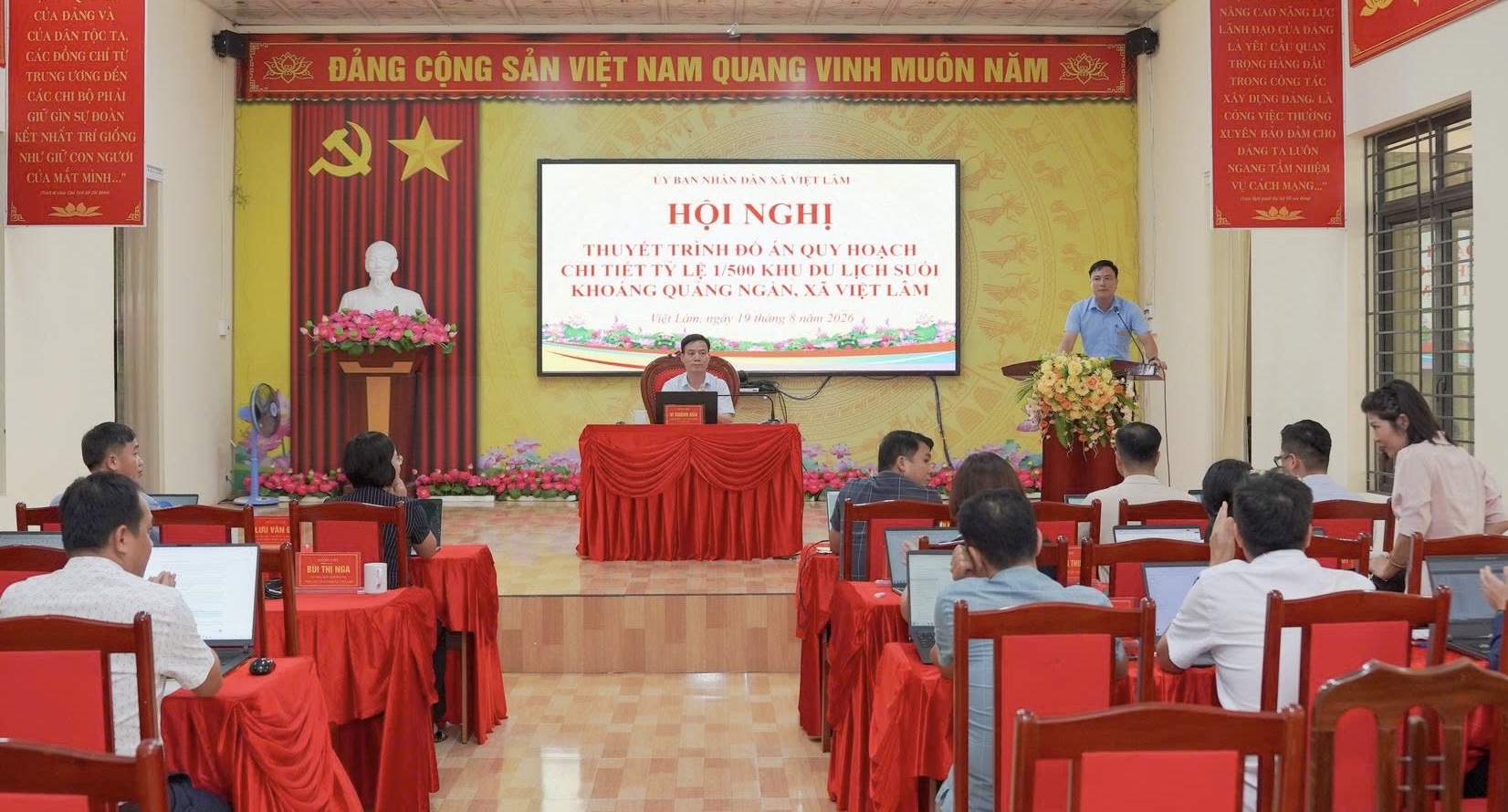 HỘI NGHỊ THUYẾT TRÌNH ĐỒ ÁN QUY HOẠCH CHI TIẾT TỶ LỆ 1/500 KHU DU LỊCH SUỐI KHOÁNG QUẢNG NGẦN