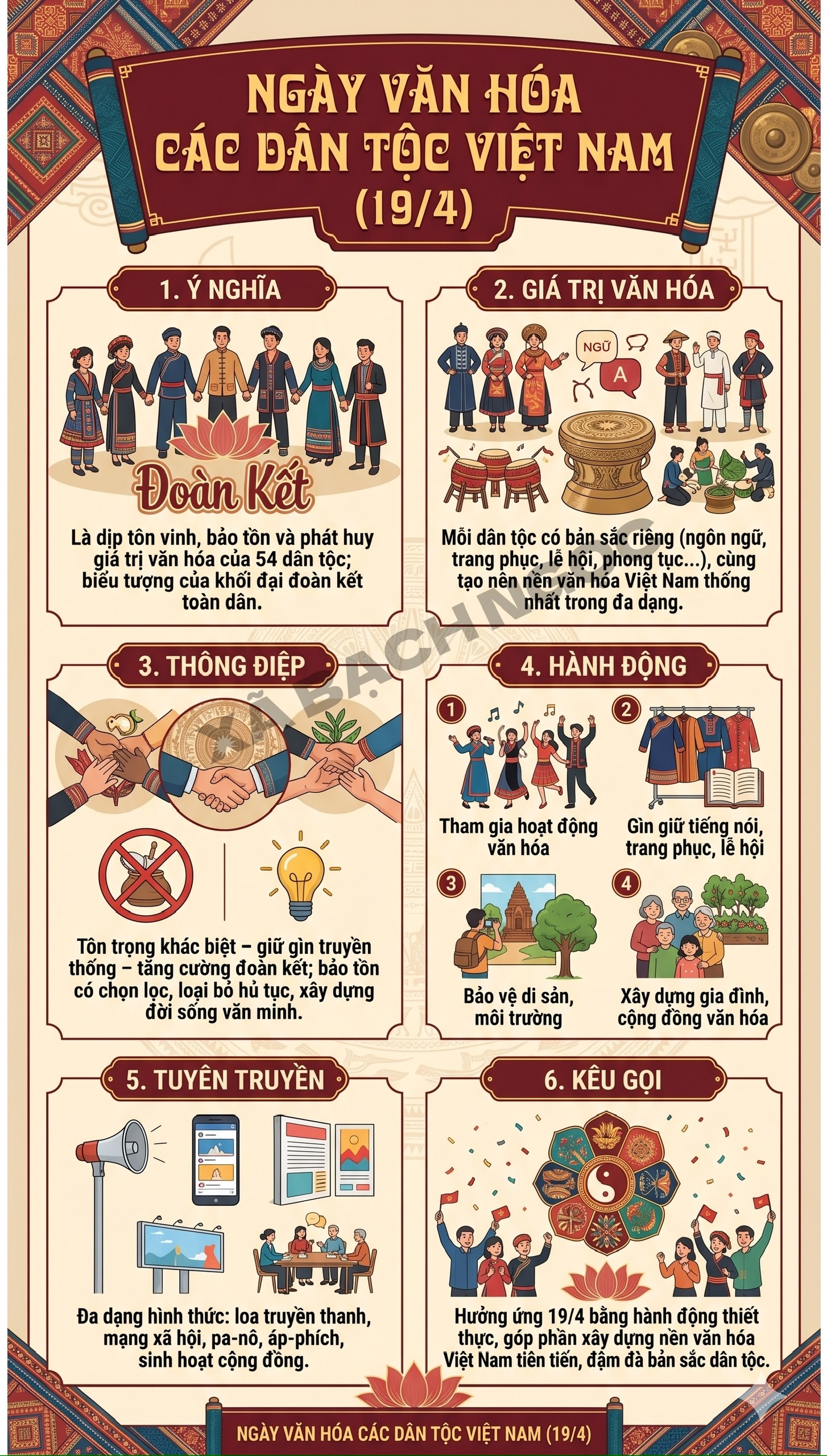 HƯỞNG ỨNG NGÀY VĂN HÓA CÁC DÂN TỘC VIỆT NAM (19/4)