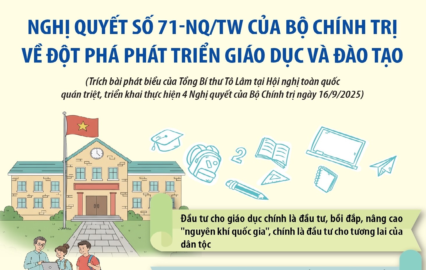 Xã Nhữ Khê triển khai tuyên truyền Nghị quyết Trung ương về giáo dục và đào tạo