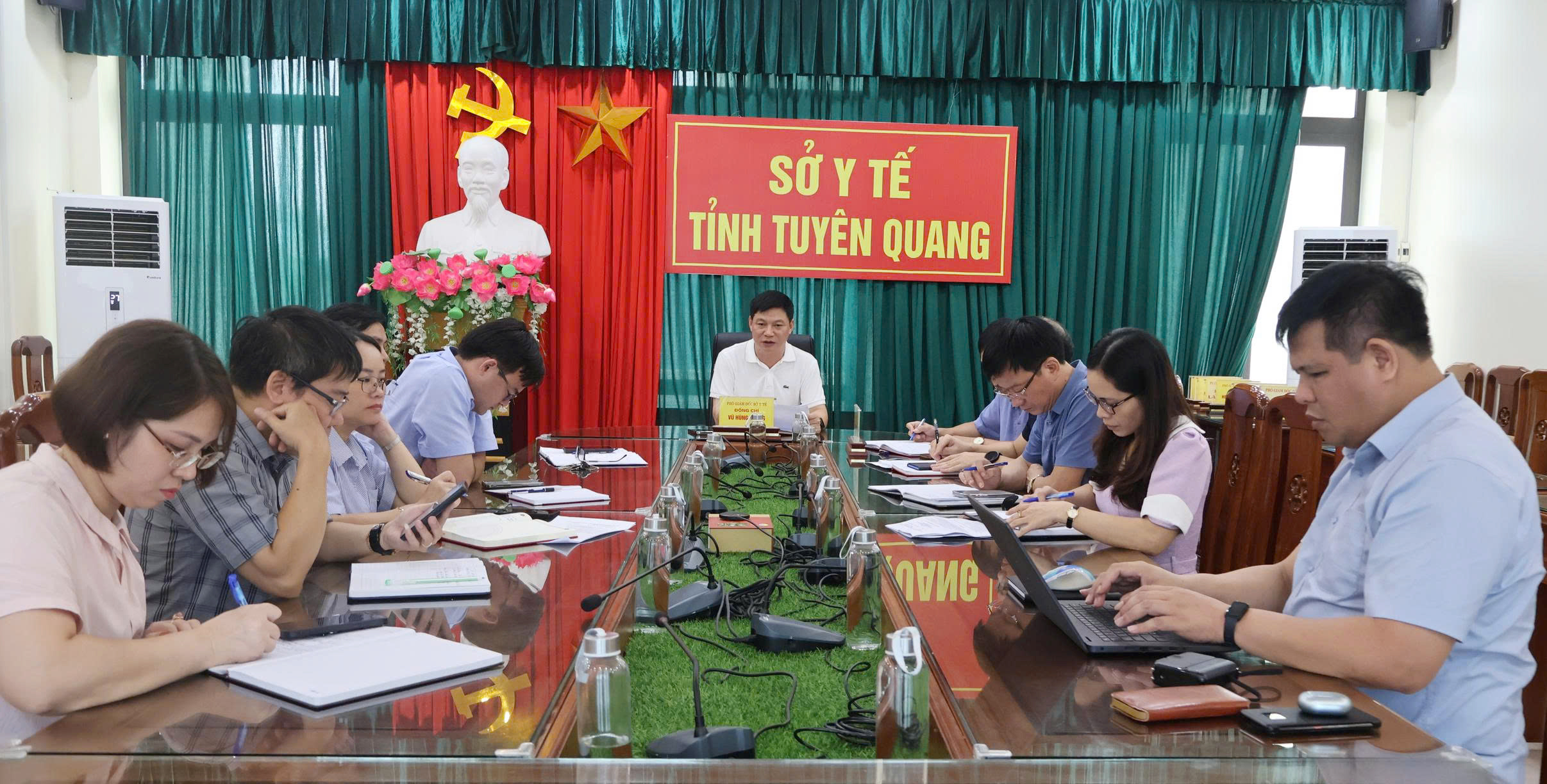 VIDEO. Sở Y tế họp Ban biên tập trang Thông tin điện tử