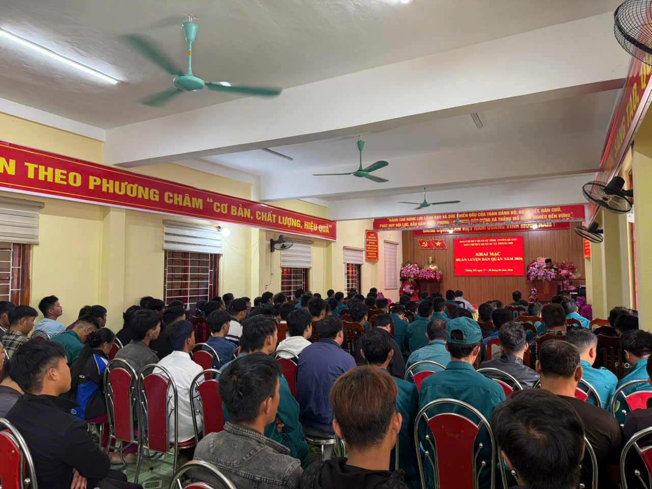 THẮNG MỐ KHAI MẠC HUẤN LUYỆN DÂN QUÂN NĂM 2026 - NÂNG CAO BẢN LĨNH VÀ KHẢ NĂNG SẴN SÀNG CHIẾN ĐẤU