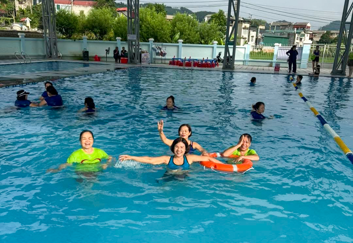 Đưa bể bơi xã Hàm Yên vào vận hành phục vụ Nhân dân