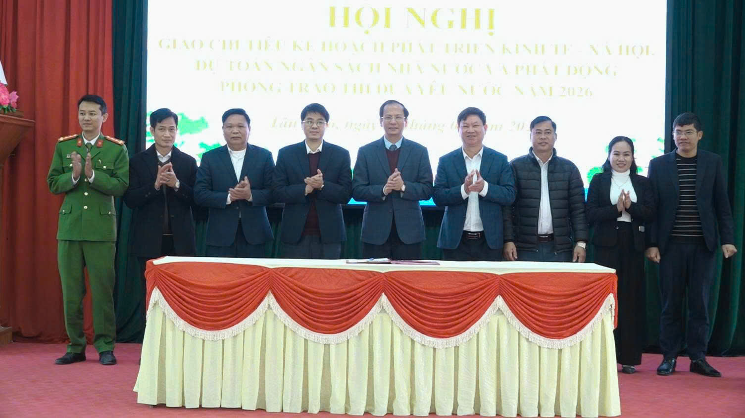 Tân Trào phát động phong trào thi đua yêu nước, giao chỉ tiêu kế hoạch phát triển kinh tế – xã hội, dự toán ngân sách nhà nước năm 2026