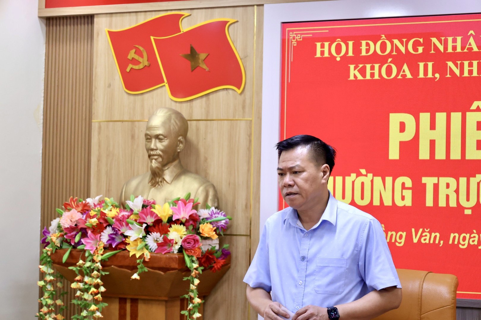 THƯỜNG TRỰC HĐND XÃ ĐỒNG VĂN HỌP THÁNG 9/2026