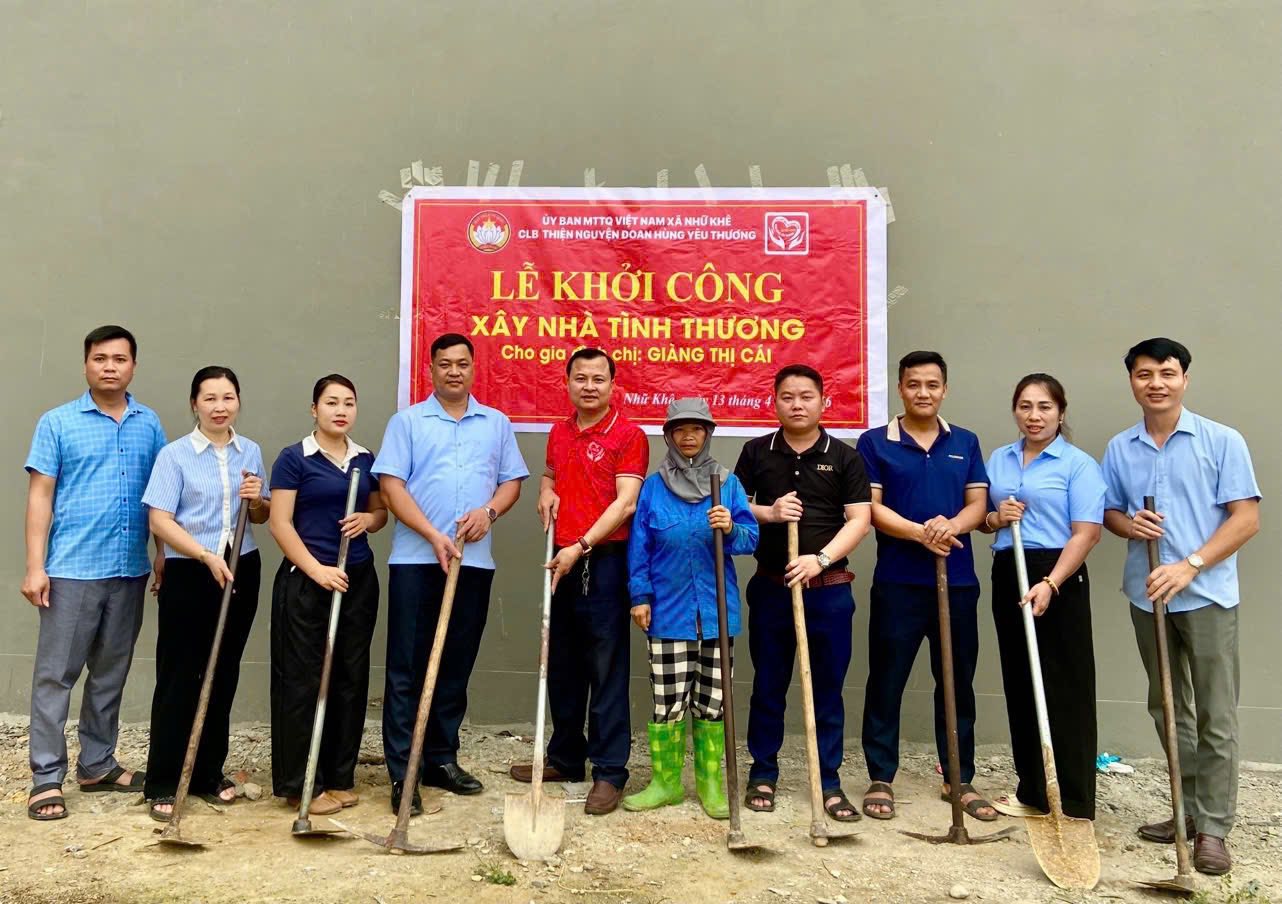 Ủy ban MTTQ xã Nhữ Khê chung tay hỗ trợ hộ nghèo thôn Cây Thị ổn định chỗ ở