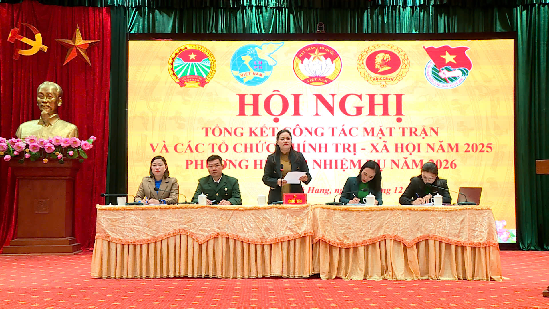 Hội nghị tổng kết công tác Mặt trận Tổ quốc và các tổ chức chính trị – xã hội năm 2025