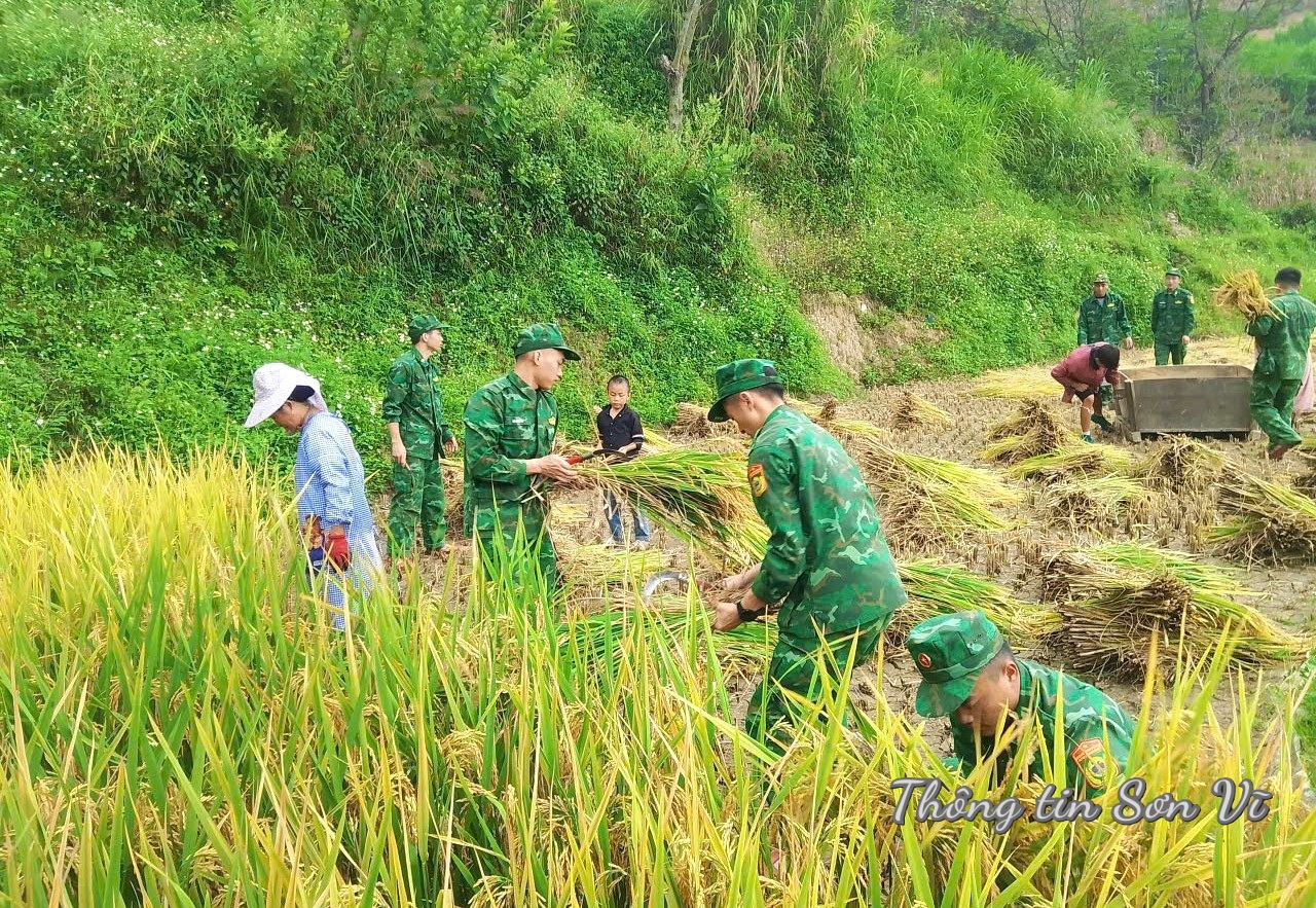 Đồn Biên phòng cửa khẩu Săm Pun chăm lo hậu phương, vun đắp tình quân dân