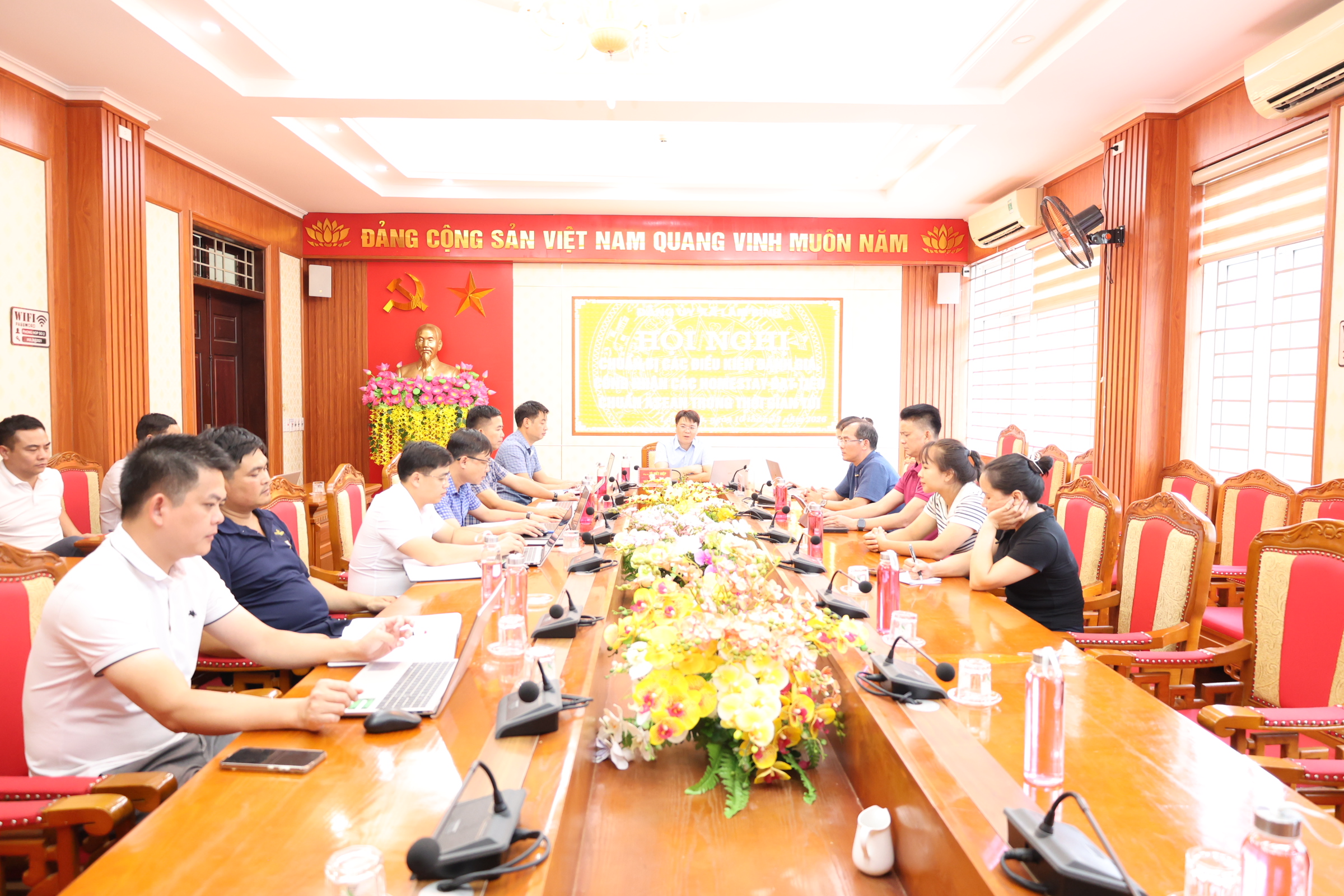Lâm Bình tổ chức Hội nghị chuẩn bị các điều kiện, đánh giá công nhận các homestay đạt tiêu chuẩn ASEAN  trong thời gian tới