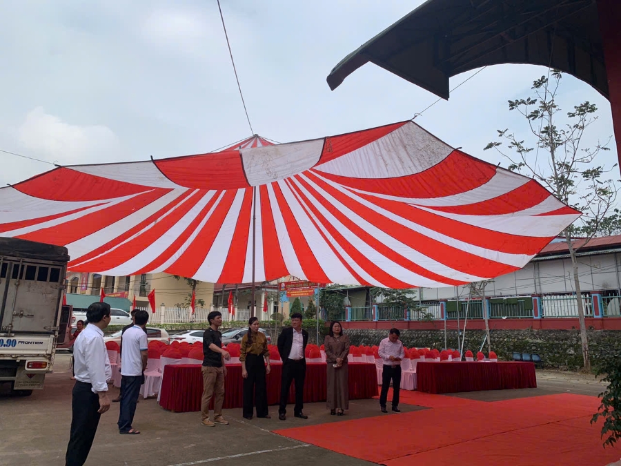 xã Vĩnh Tuy kiểm tra công tác chuẩn bị Lễ hội Đền Chúa Bà xuân Bính Ngọ năm 2026