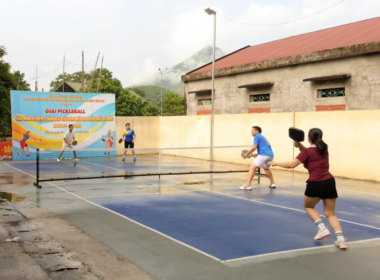 Sôi nổi môn thi đấu Pickeball trước thềm  Đại hội TDTT xã Tân An lần thứ nhất, năm 2026