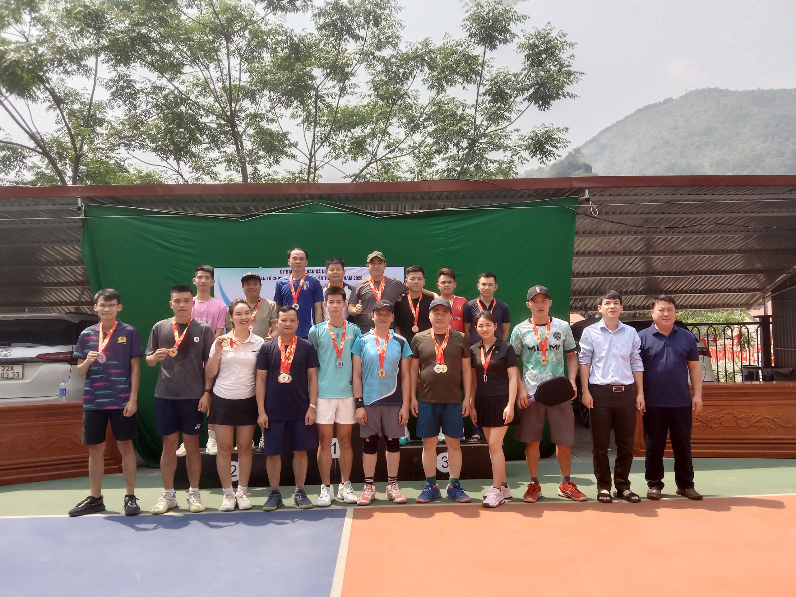 XÃ NIÊM SƠN TỔ CHỨC GIẢI PICKLEBALL LẦN THỨ I NĂM 2026