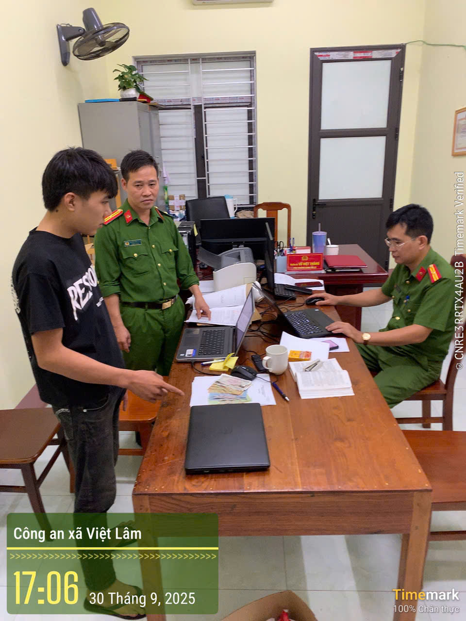 CÔNG AN XÃ VIỆT LÂM LÀM RÕ  NHANH VỤ TRỘM CẮP TÀI SẢN