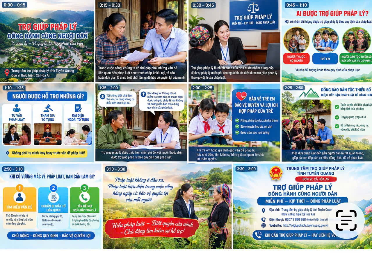 Trợ giúp pháp lý đồng hành cùng người dân