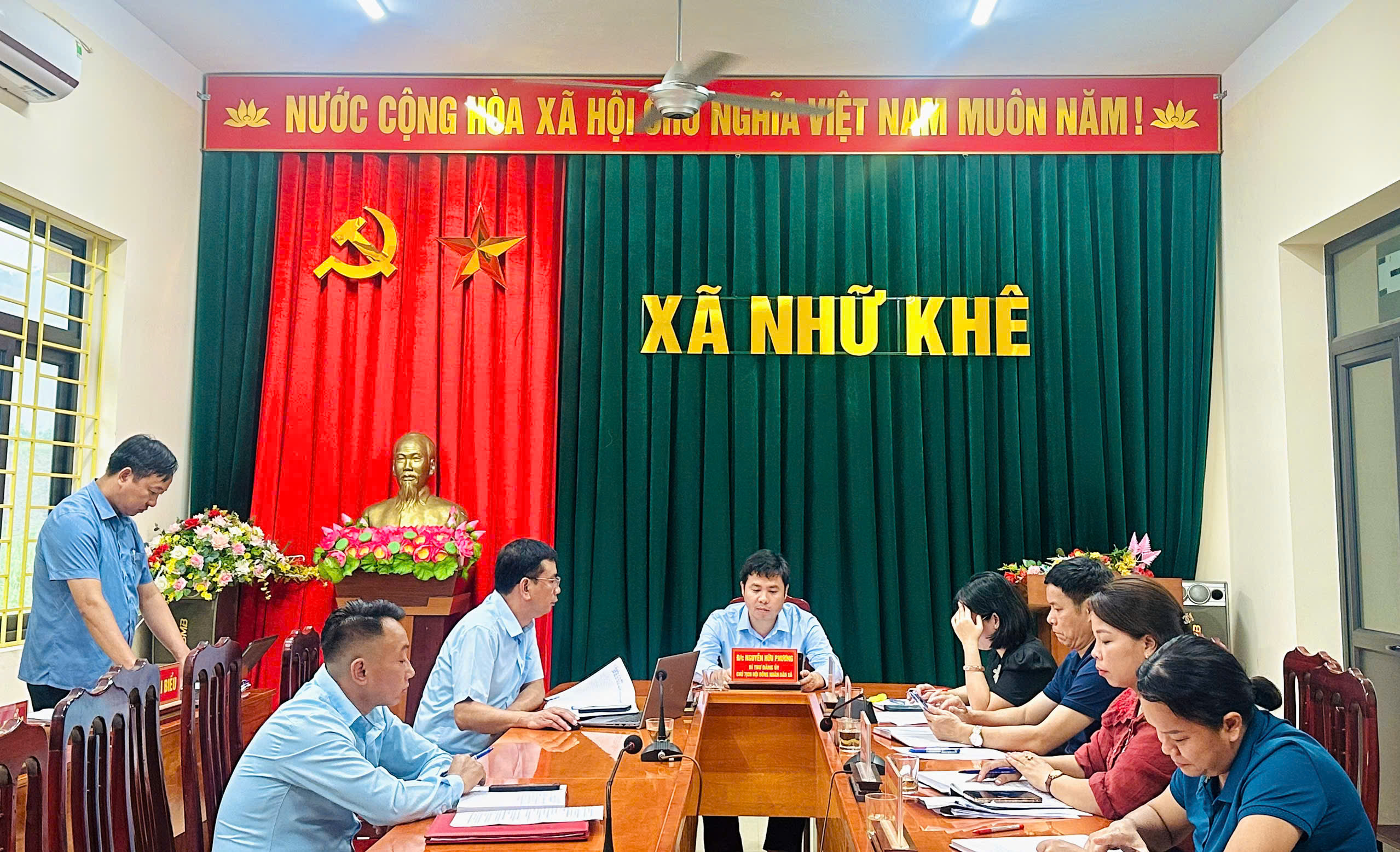 THƯỜNG TRỰC HĐND XÃ NHỮ KHÊ KHOÁ V, NHIỆM KỲ 2021-2026 HỌP THƯỜNG KỲ THÁNG 9 NĂM 2025