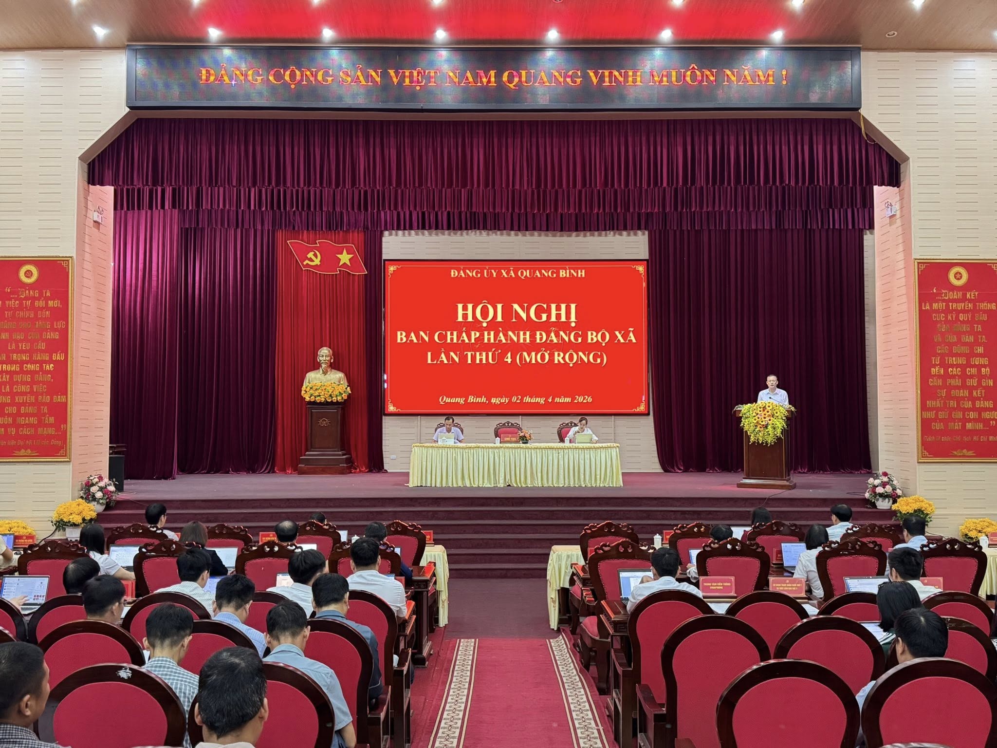 Hội nghị Ban Chấp hành Đảng bộ xã lần thứ 4 (mở rộng)