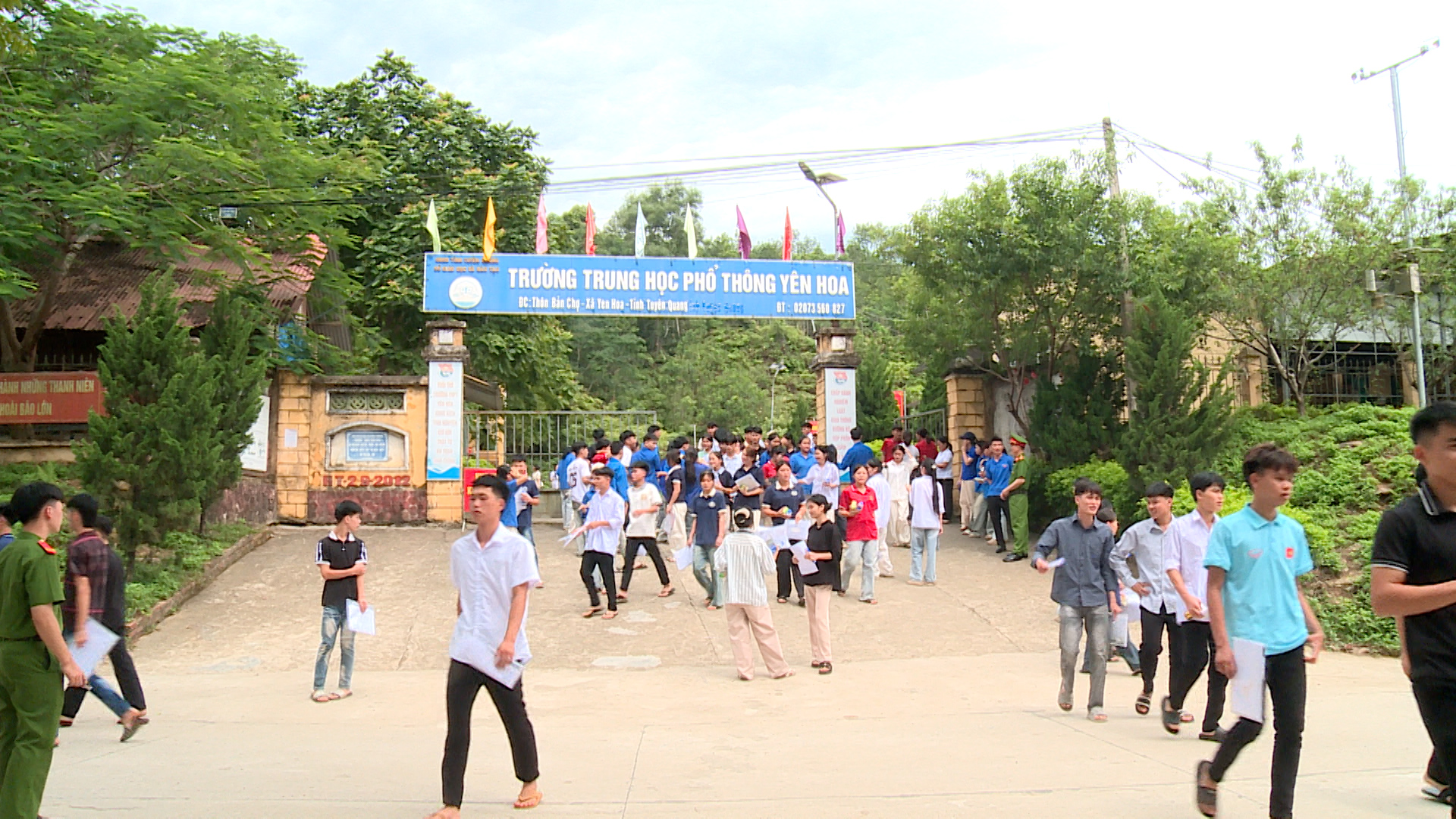 190 thí sinh Trường THPT Yên Hoa tham gia kỳ thi tốt nghiệp THPT năm 2026
