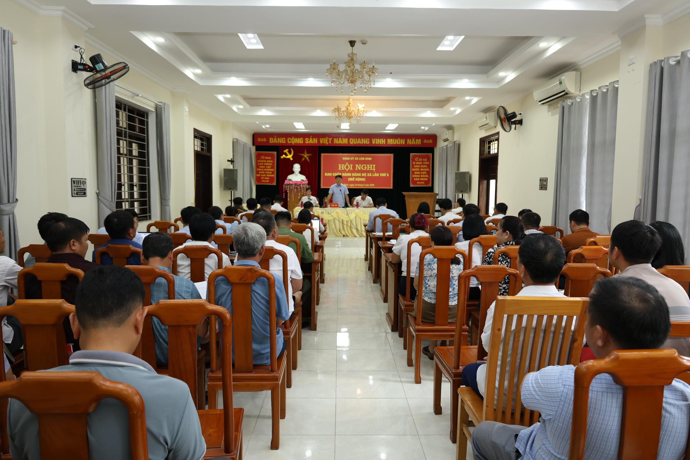 Hội nghị Ban chấp hành Đảng bộ xã Lâm Bình lần thứ 5 ( mở rộng)