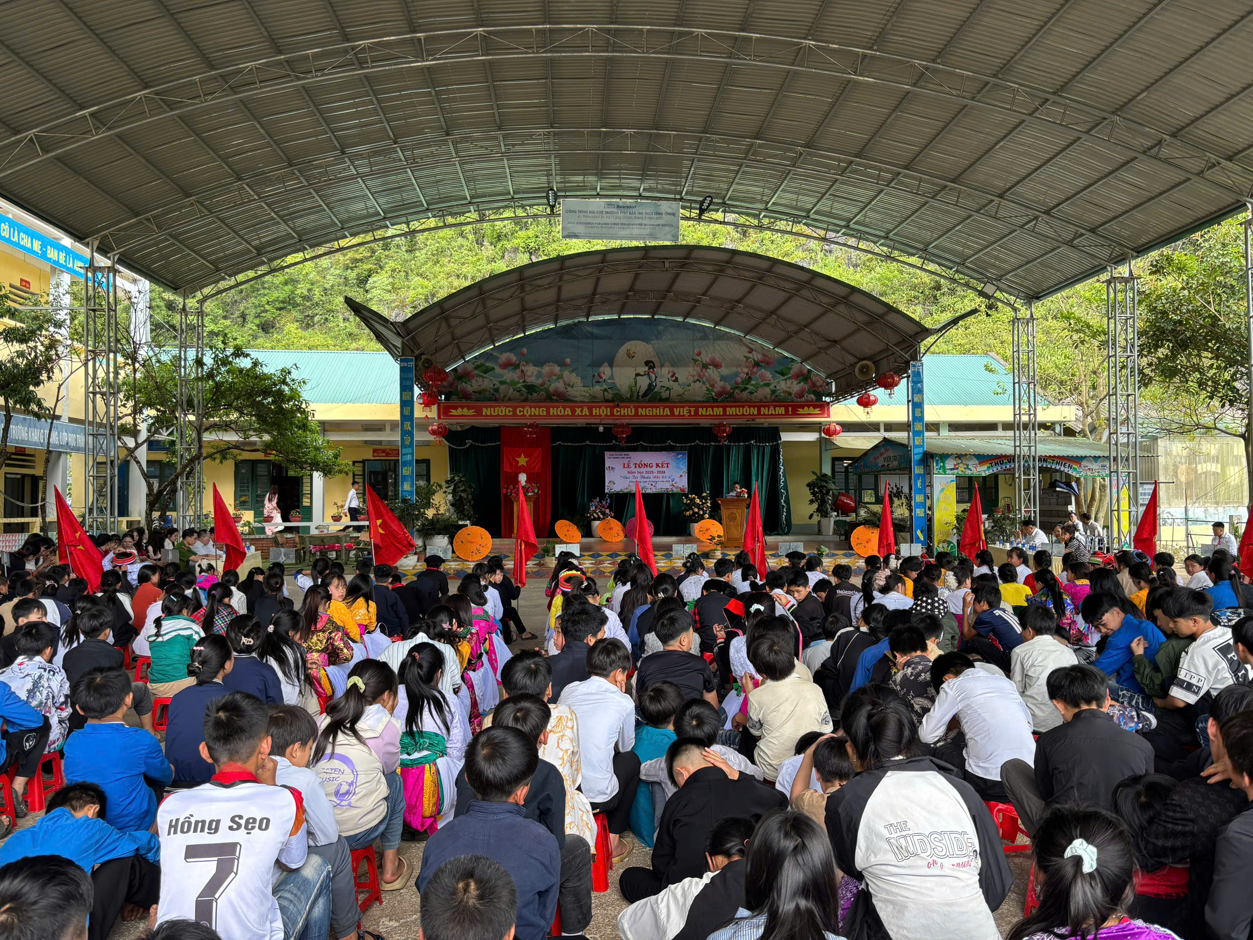 Liên trường Mầm non, Tiểu học, THCS Lũng Chinh tổ chức Lễ tổng kết năm học