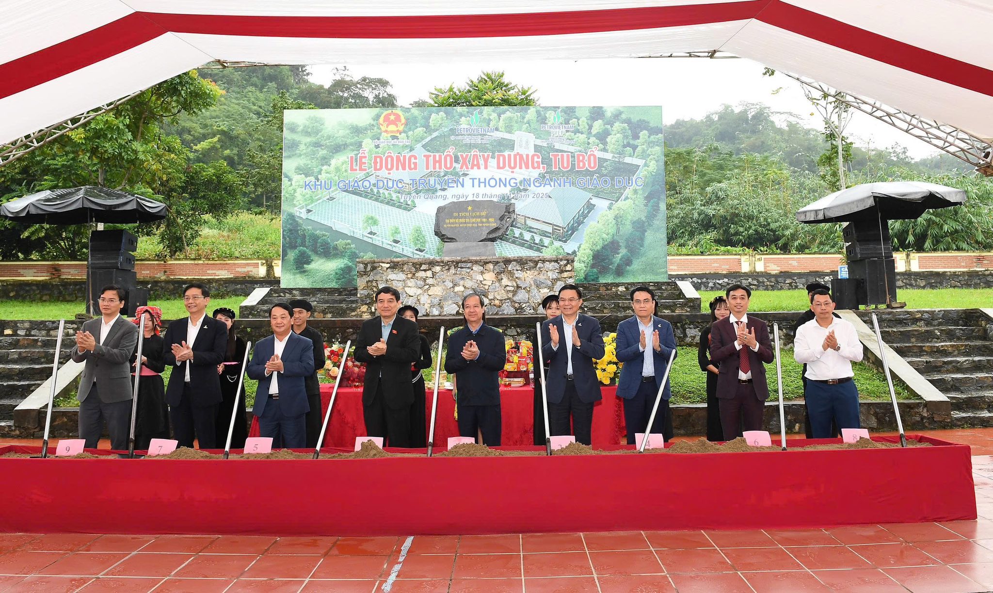 Khởi công xây dựng, tu bổ Khu giáo dục truyền thống ngành Giáo dục