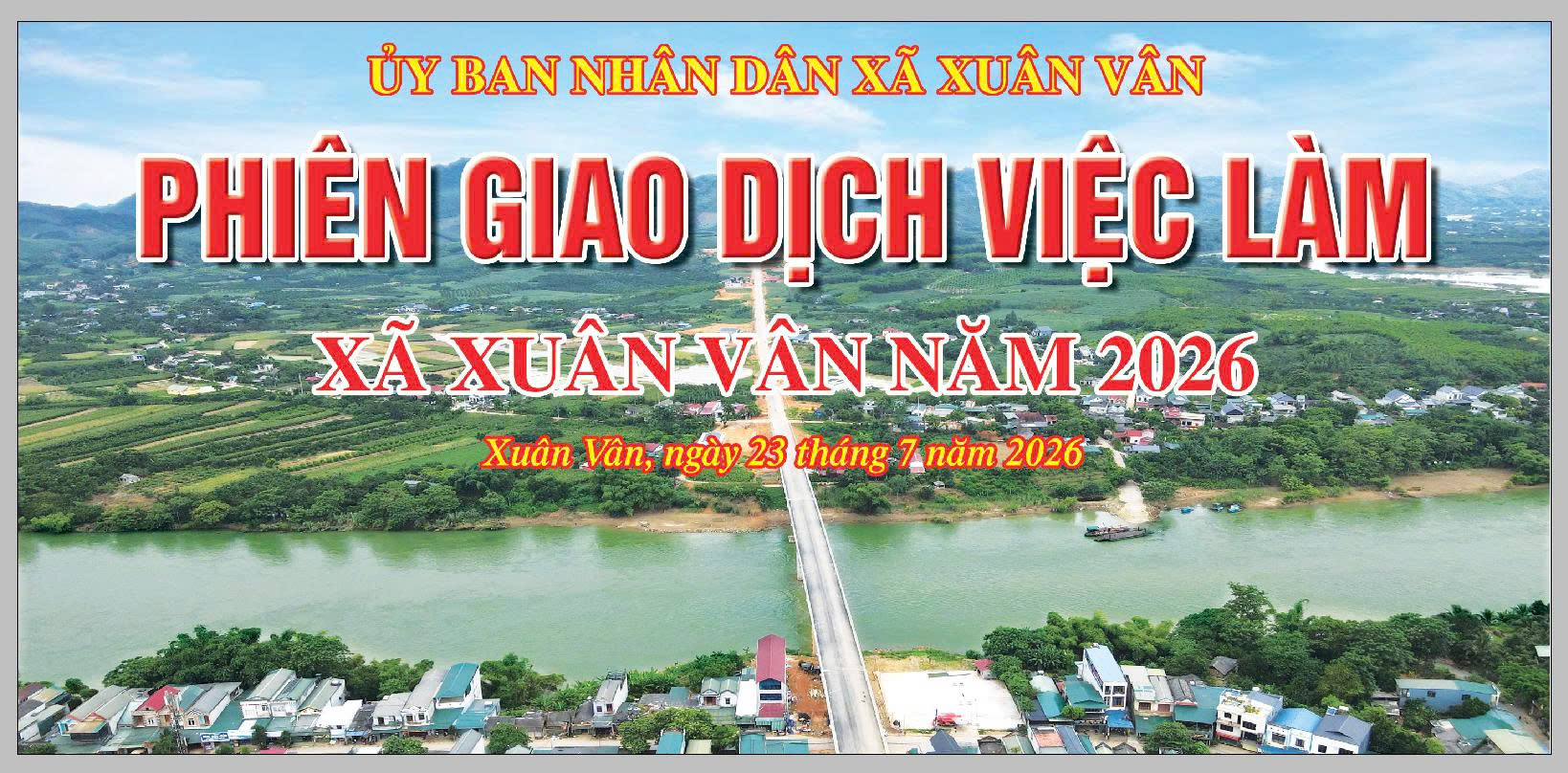 THÔNG BÁO MỜI THAM GIA PHIÊN GIAO DỊCH VIỆC LÀM XÃ XUÂN VÂN NĂM 2026