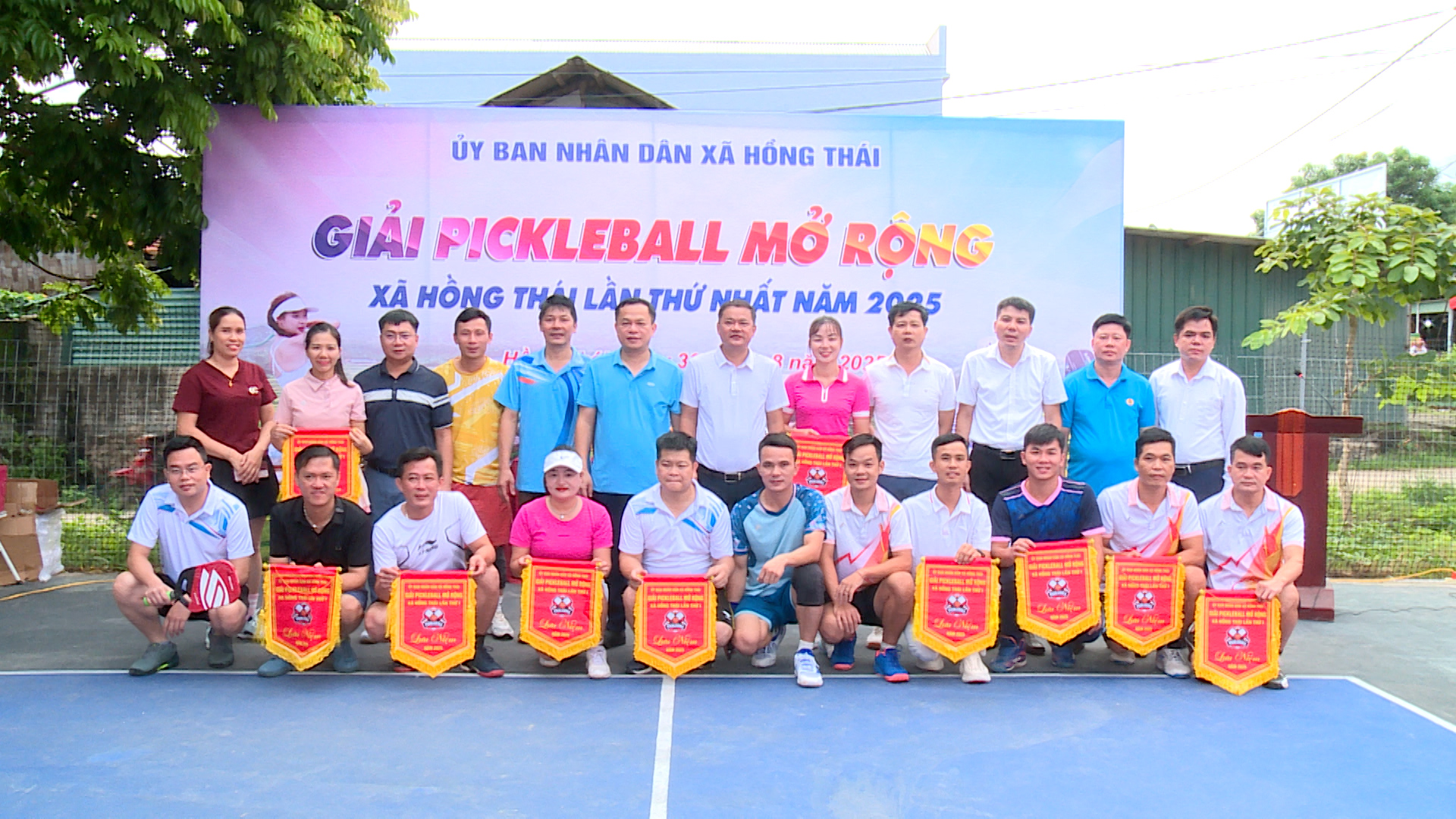 Giải Pickleball xã Hồng Thái mở rộng năm 2025 lần thứ I