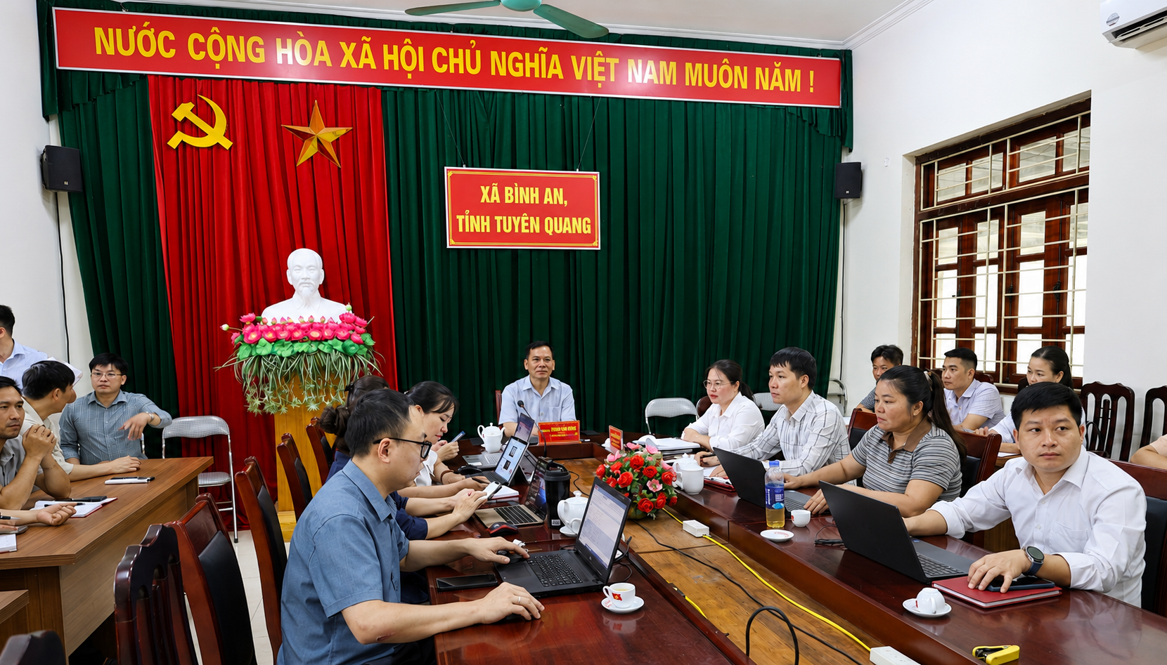 Đảng ủy xã Bình An tổ chức Hội nghị học tập, quán triệt, triển khai thực hiện các nghị quyết của Tỉnh ủy