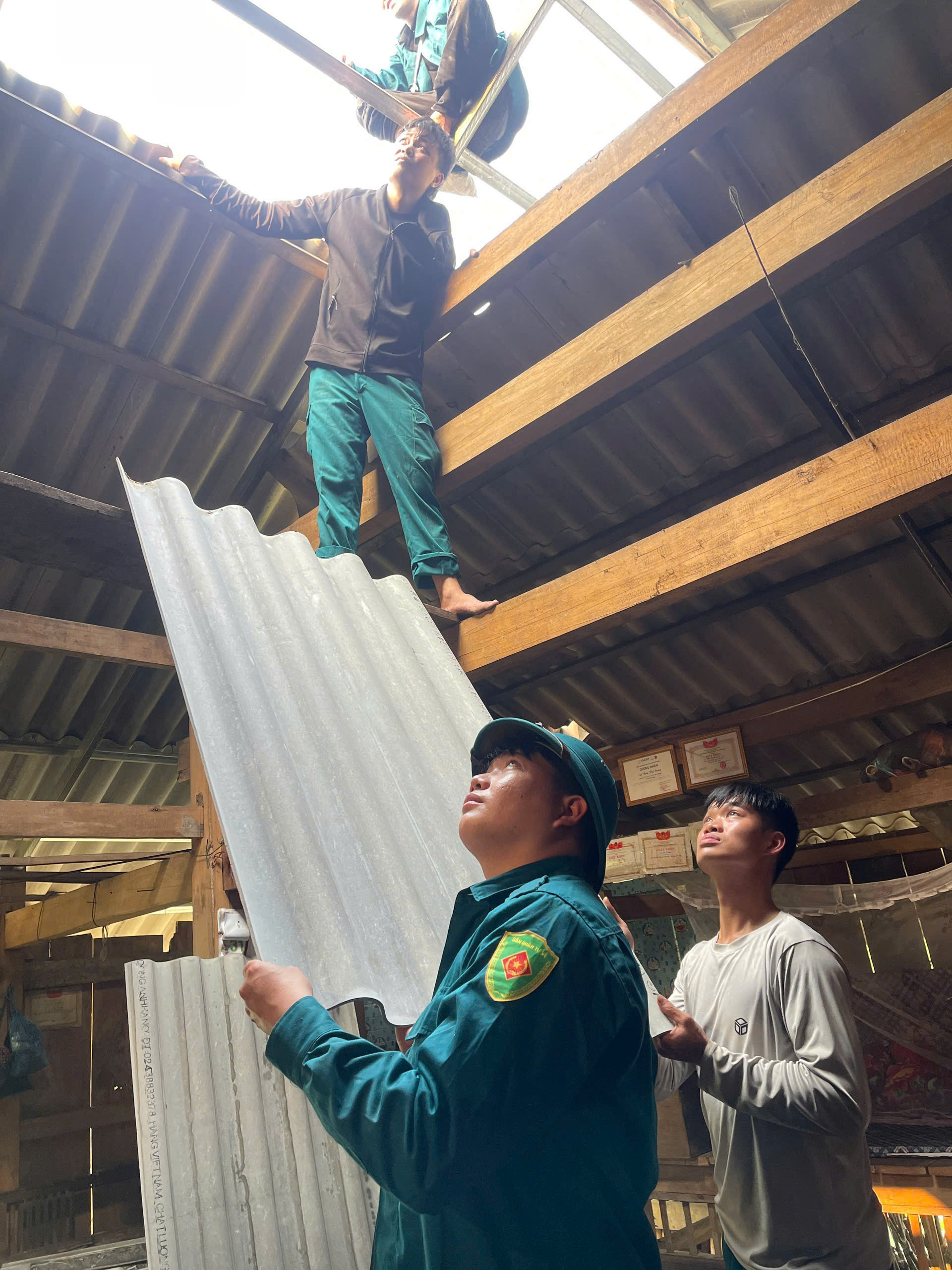 Xã Cao Bồ chủ động khắc phục hậu quả, ổn định đời sống nhân dân sau thiên tai