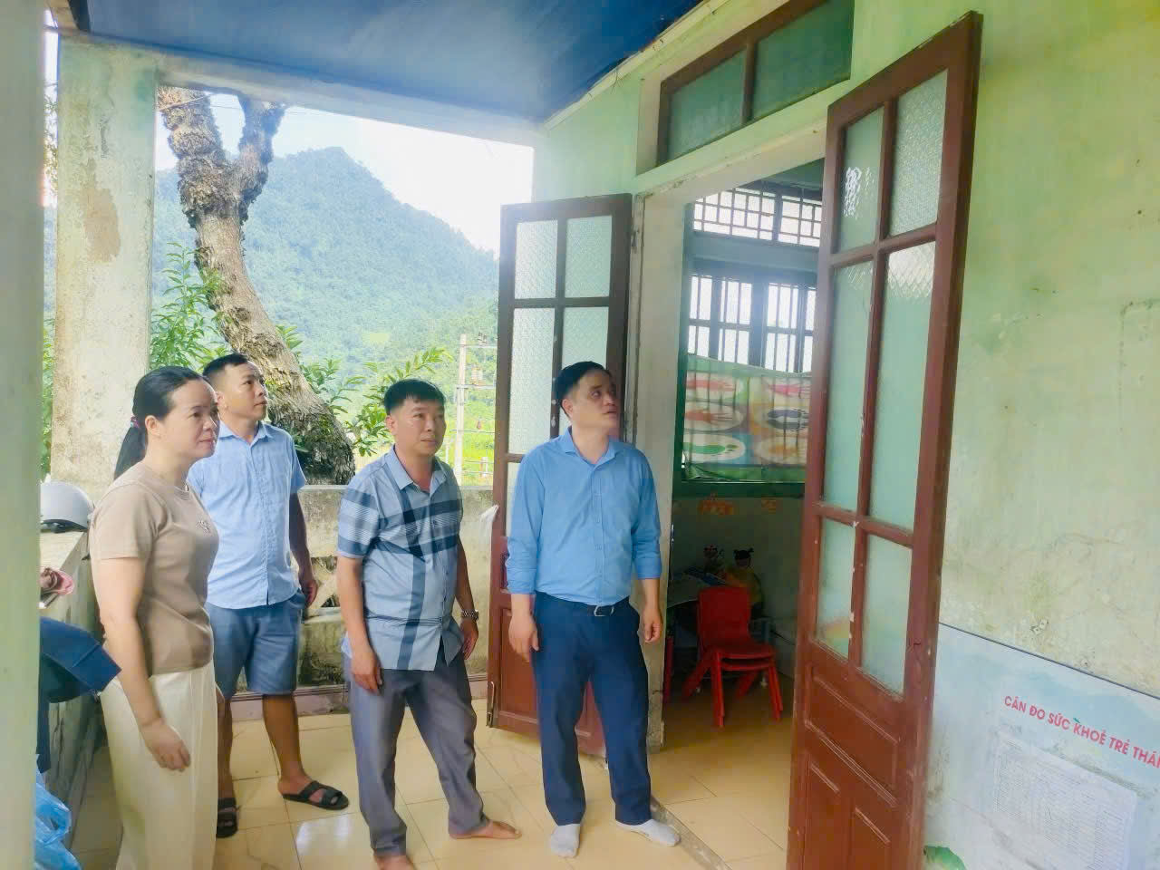 LÃNH ĐẠO XÃ CÔN LÔN KIỂM TRA CÔNG TÁC CHUẨN BỊ NĂM HỌC MỚI 2026–2027