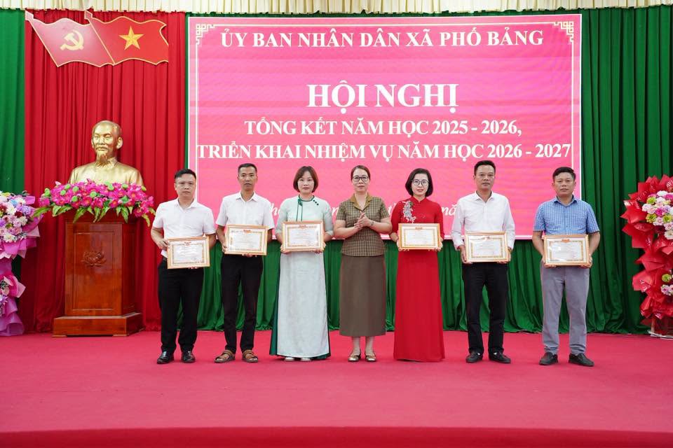XÃ PHỐ BẢNG TỔNG KẾT NĂM HỌC 2025-2026 VÀ TRIỂN KHAI NHIỆM VỤ NĂM HỌC 2026-2027