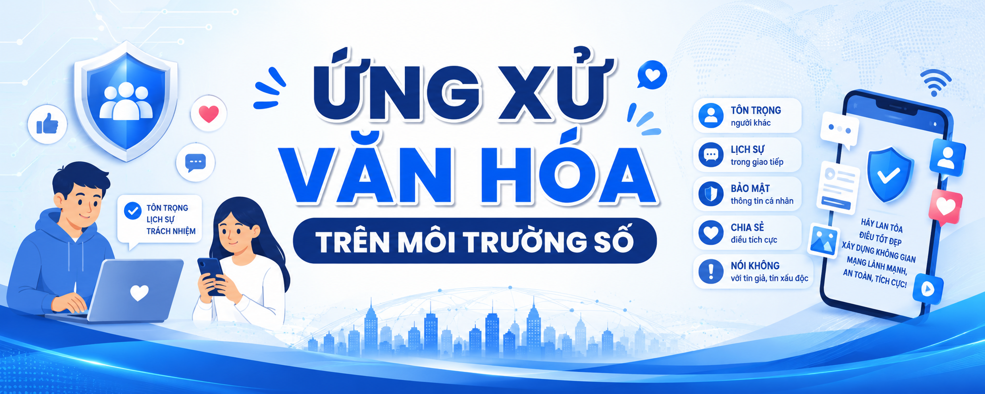 Bộ quy tắc ứng xử văn hóa trên môi trường số 