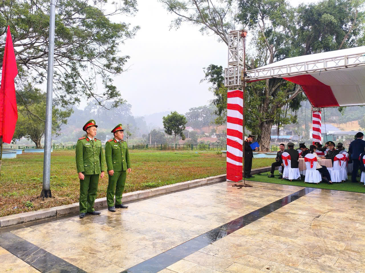 BẢO ĐẢM AN NINH, AN TOÀN LỄ PHÁT ĐỘNG “TẾT TRỒNG CÂY ĐỜI ĐỜI NHỚ ƠN BÁC HỒ” XUÂN BÍNH NGỌ