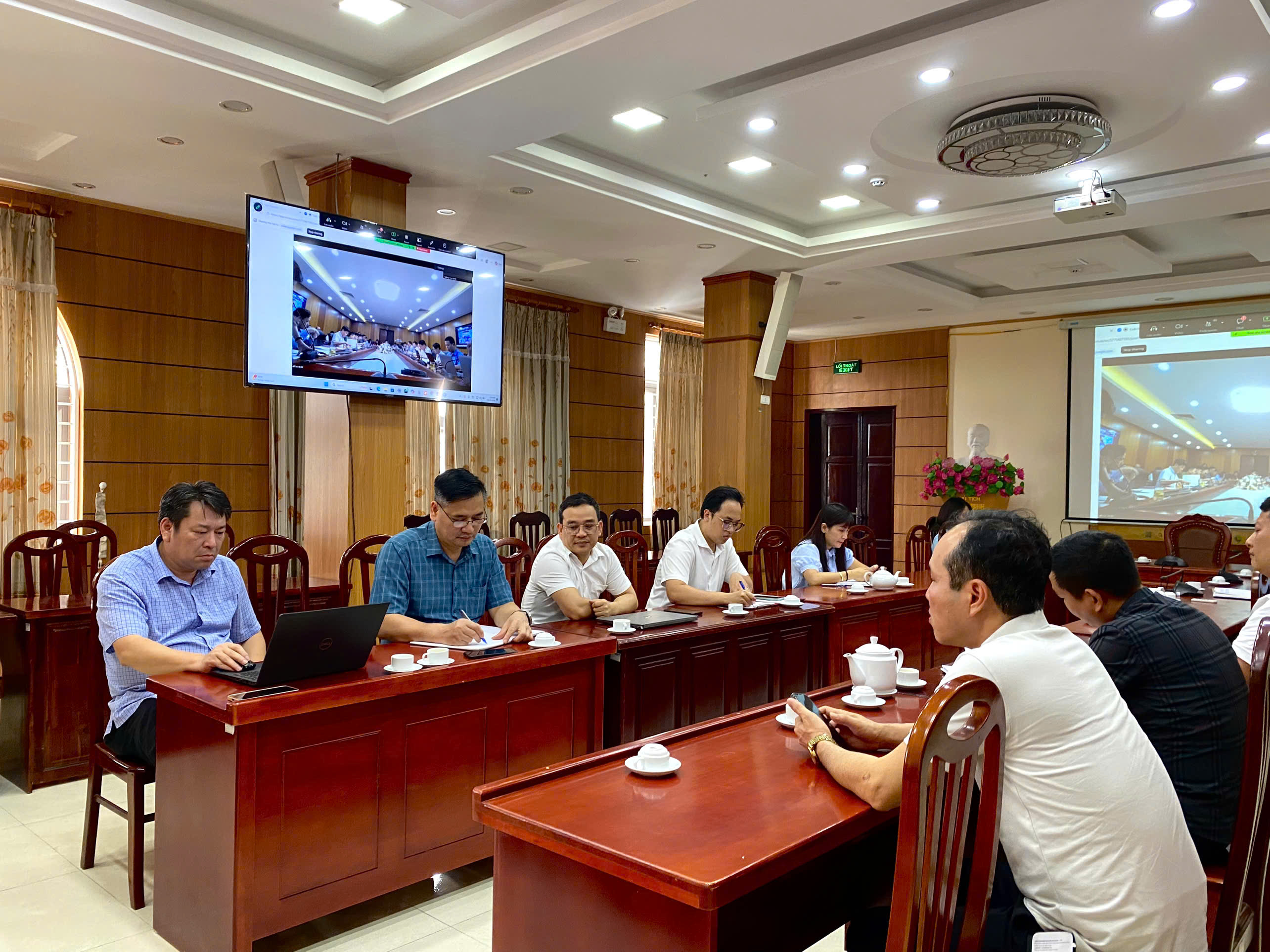 Sở Nông nghiệp và Môi trường tham dự hội nghị trực tuyến triển khai Kế hoạch số 2959/KH-BNNMT-BCA và Thông tư số 19/2026/TT- BNNMT