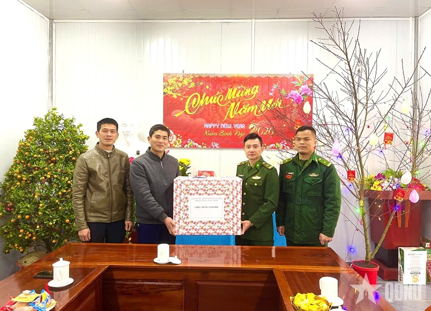 Đồn Biên phòng Cửa khẩu Săm Pun tăng cường phối hợp bảo đảm an ninh biên giới