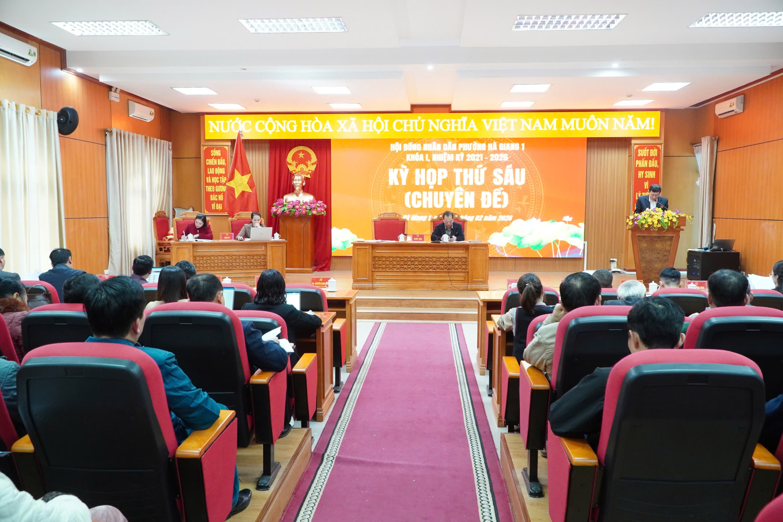 HĐND Phường Hà Giang 1 tổ chức kỳ họp thứ Sáu (Chuyên đề).