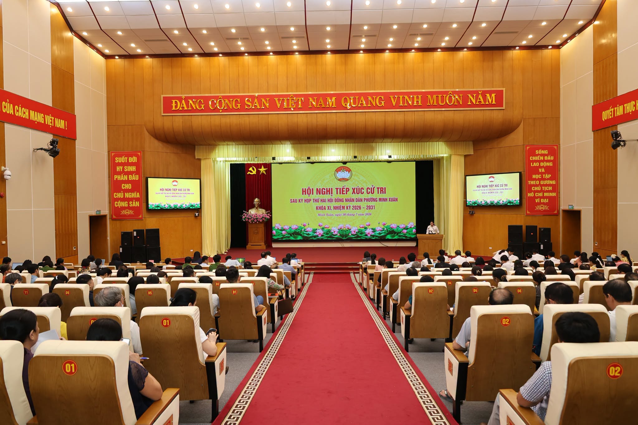 HĐND phường Minh Xuân tổ chức tiếp xúc cử tri sau Kỳ họp thứ hai, khóa XI, nhiệm kỳ 2026 – 2031